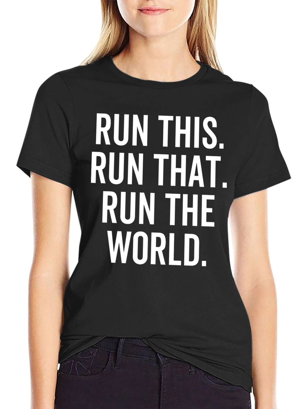 Run The World Graphic T-Shirt