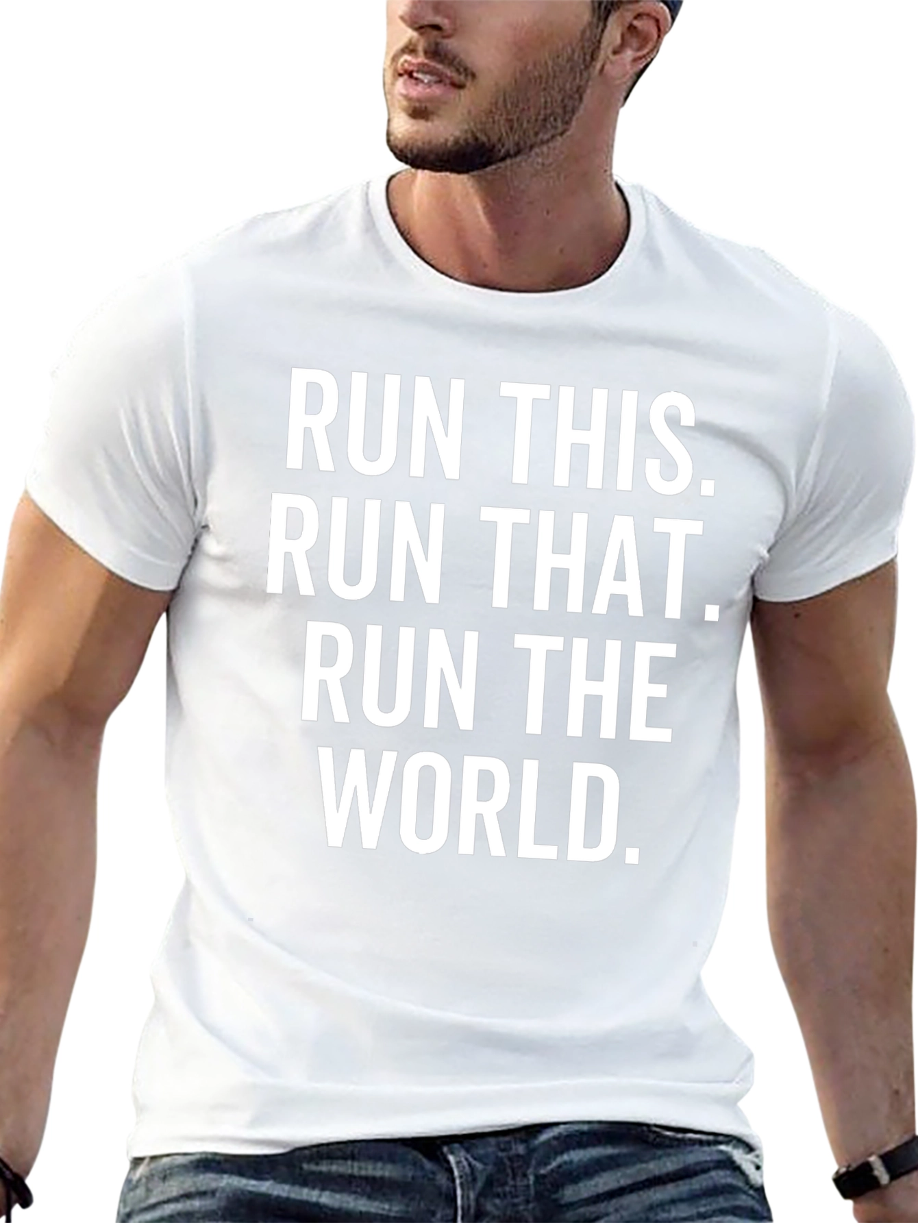 Run The World Graphic T-Shirt