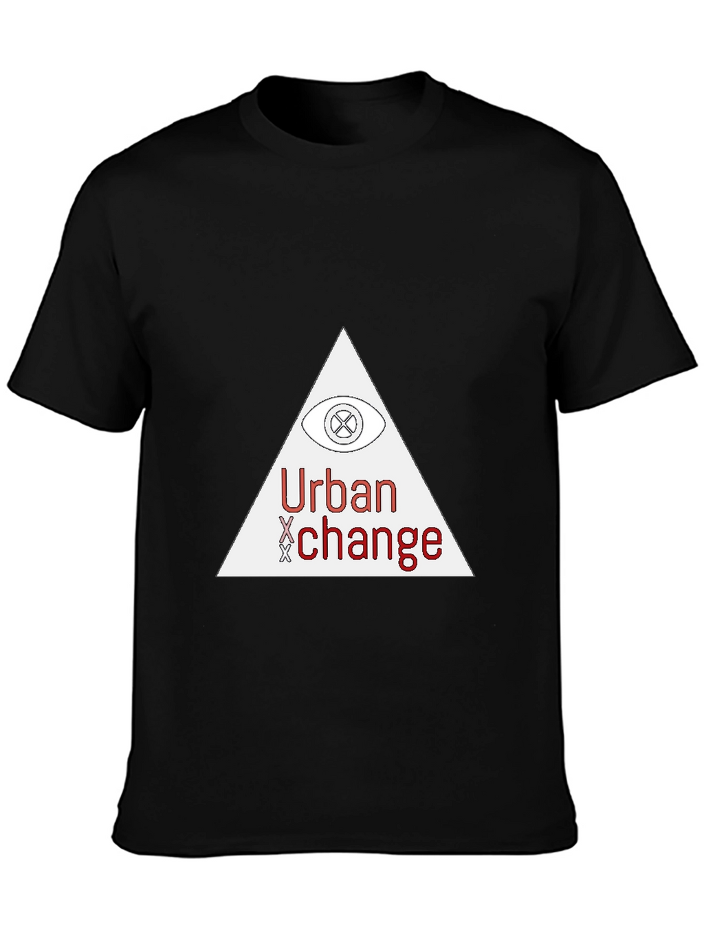 Urban Change Black T-Shirt: Modern Graphic Tee