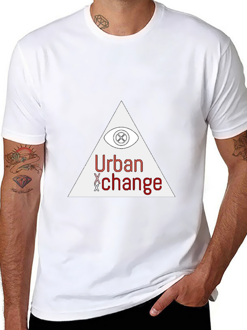 Urban Change Black T-Shirt: Modern Graphic Tee