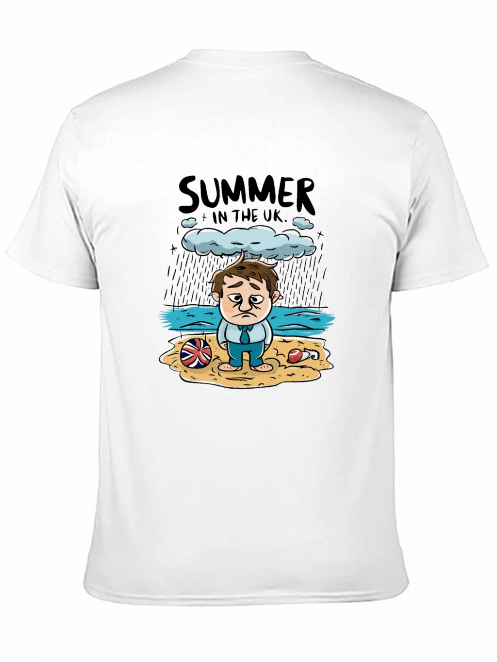 Summer in the UK Funny Graphic T-Shirt