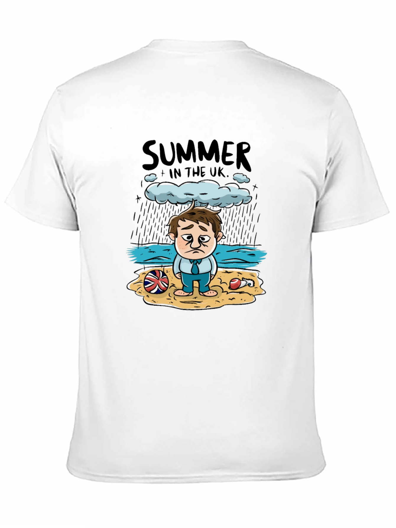 Summer in the UK Funny Graphic T-Shirt