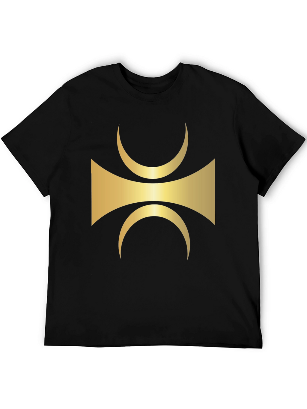 Abstract Symbol Black T-Shirt