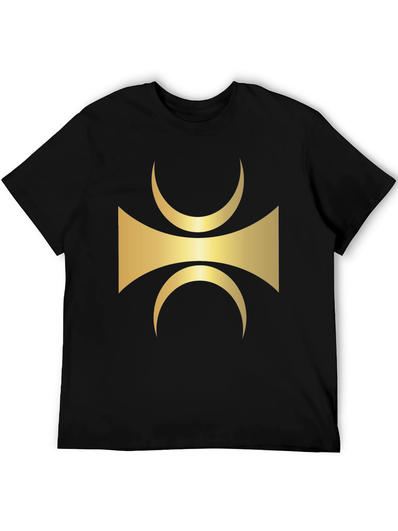 Abstract Symbol Black T-Shirt