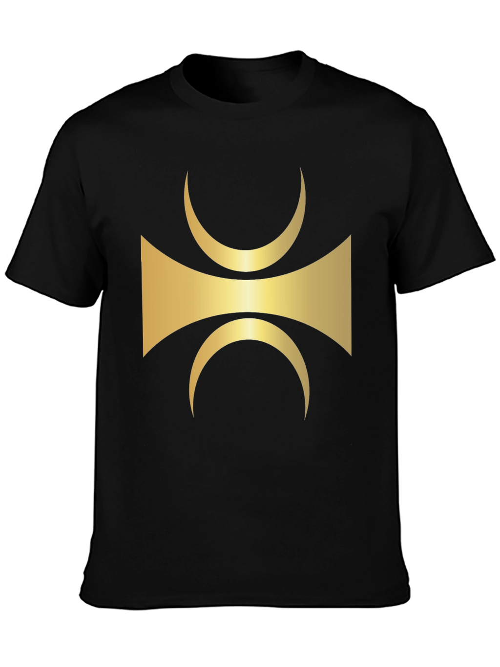 Abstract Symbol Black T-Shirt