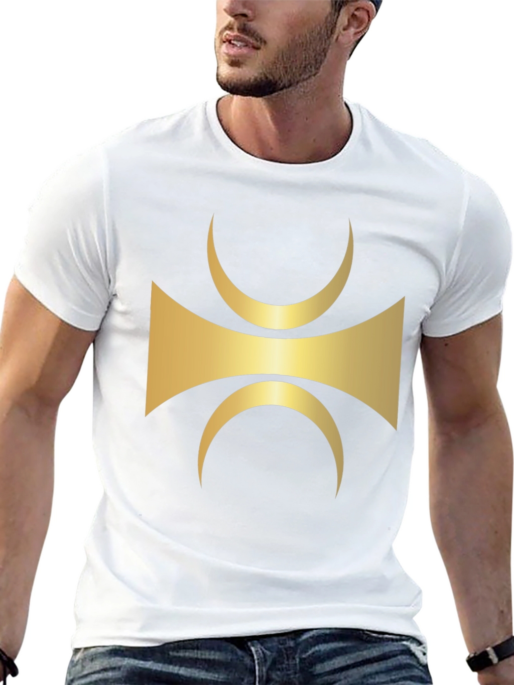 Abstract Symbol Black T-Shirt