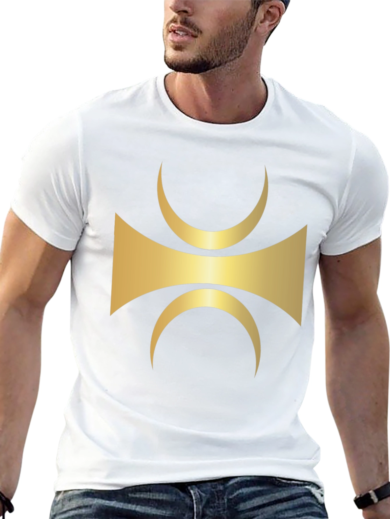 Abstract Symbol Black T-Shirt