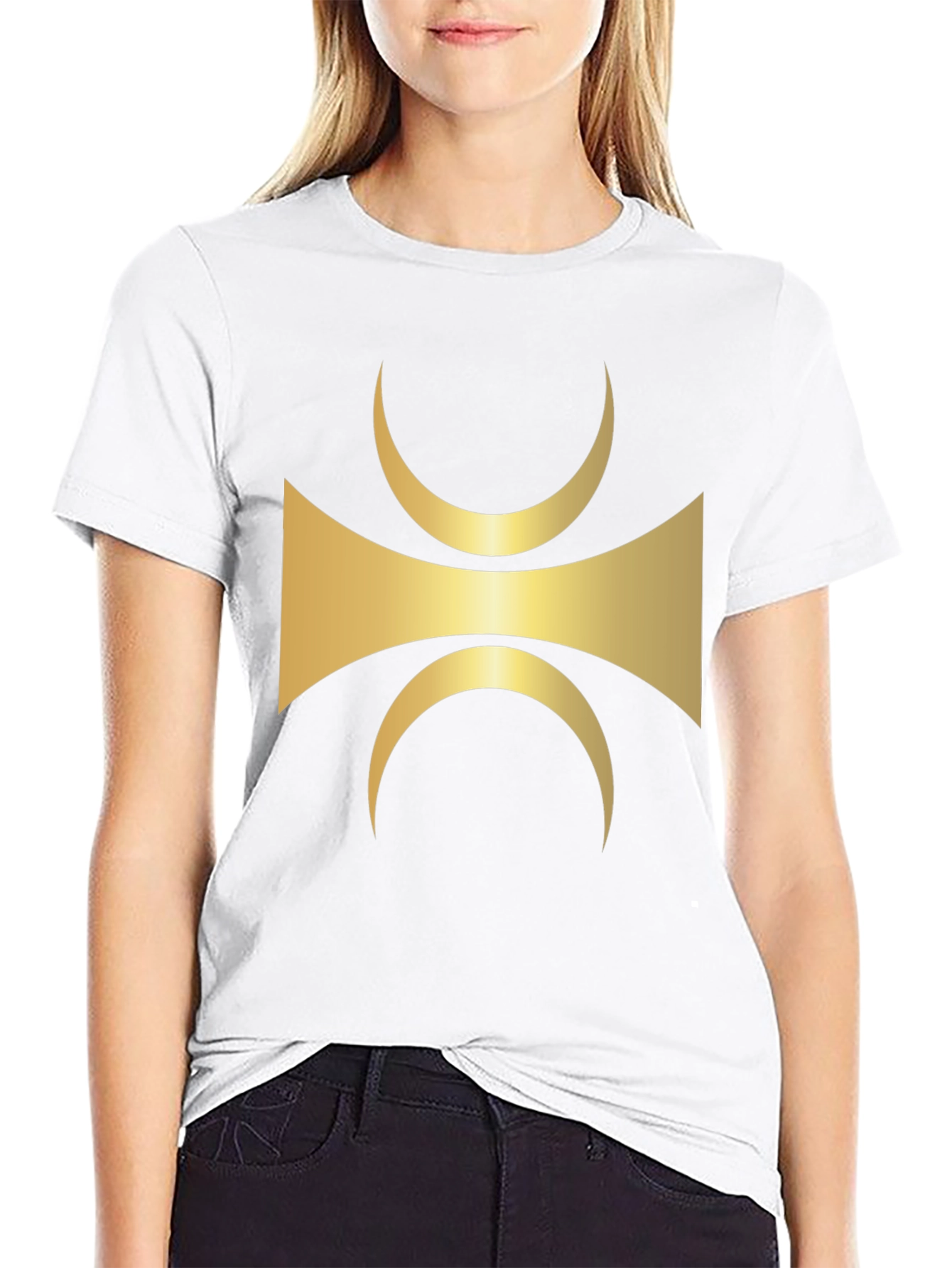 Abstract Symbol Black T-Shirt