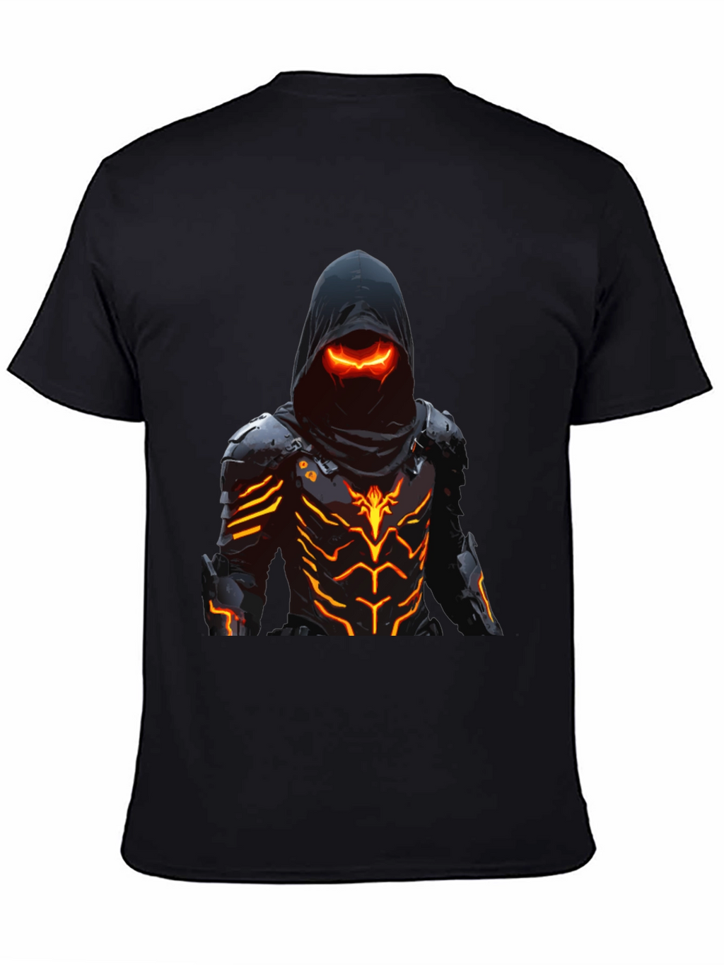 Cyberpunk Assassin Graphic Tee - Black