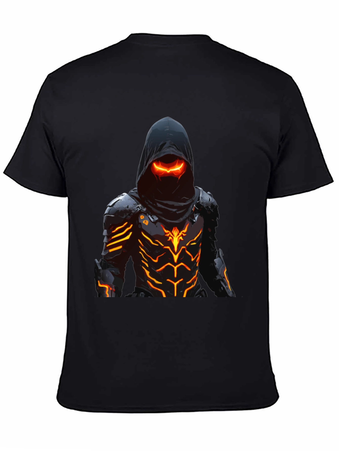 Cyberpunk Assassin Graphic Tee - Black