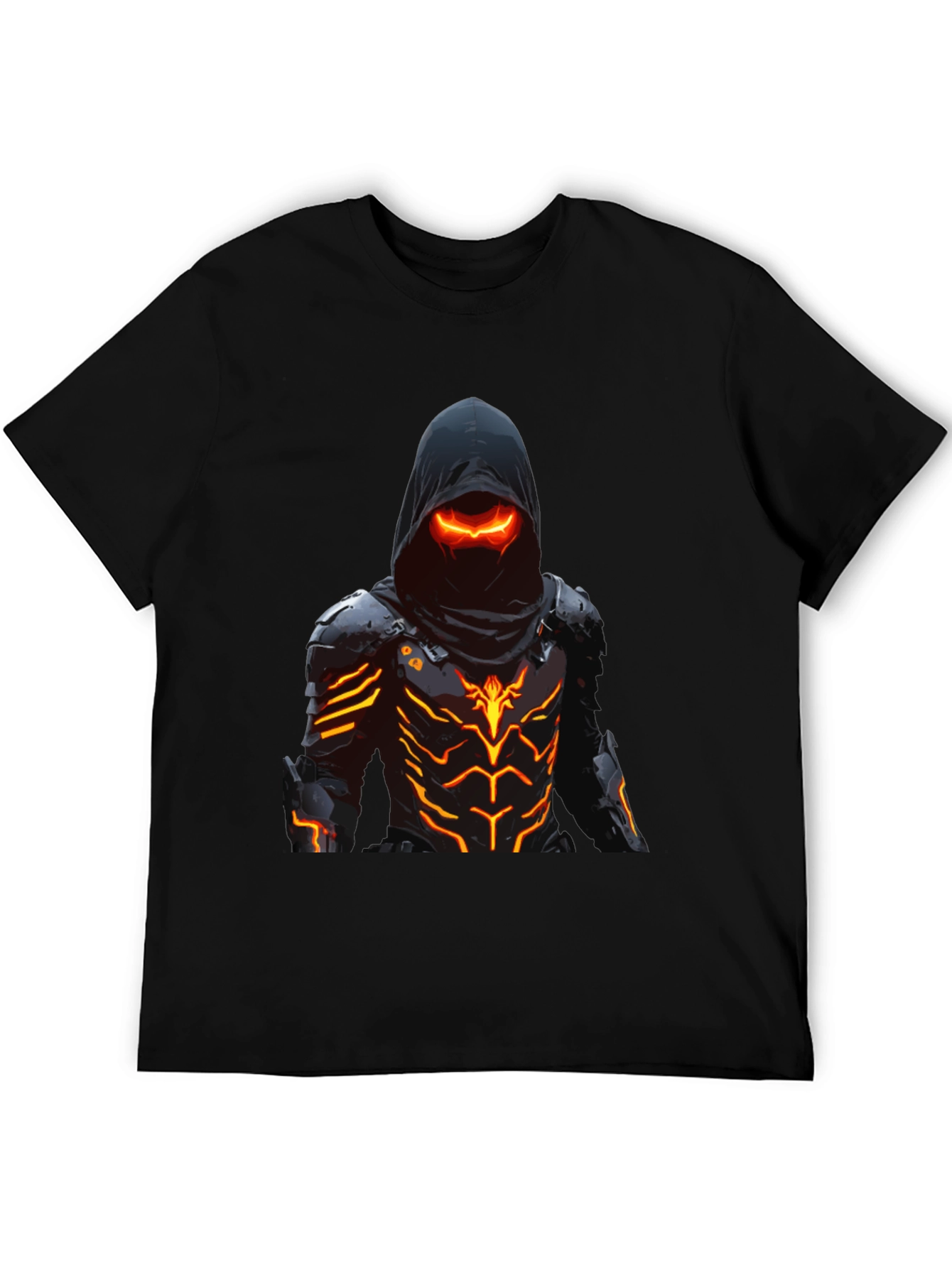 Cyberpunk Assassin Graphic Tee - Black