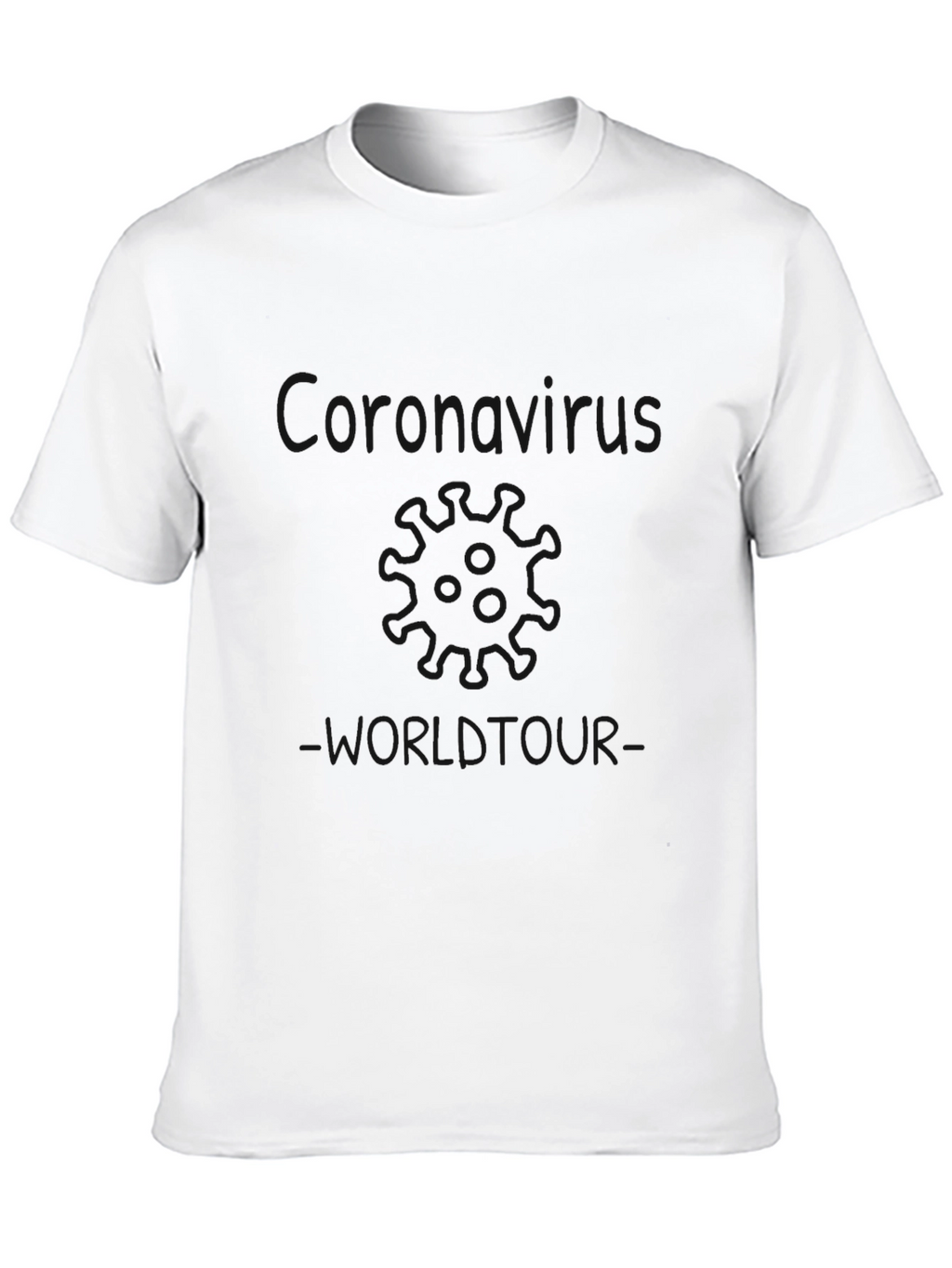 Black Graphic Tee - World Tour