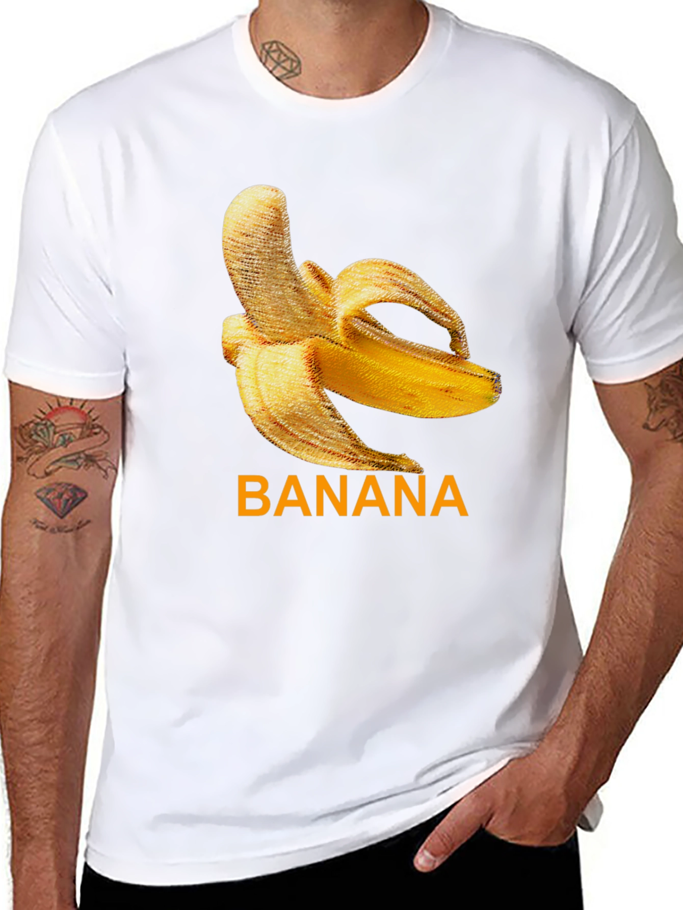 Banana Graphic T-Shirt - Funny Fruit Tee