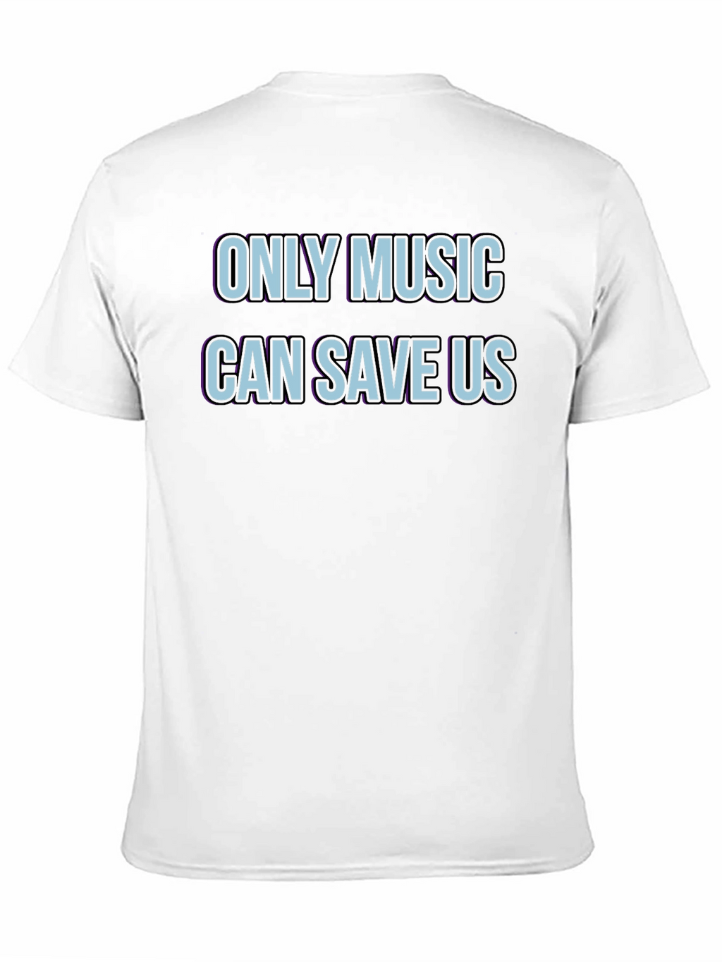 Only Music Can Save Us Black Graphic Tee