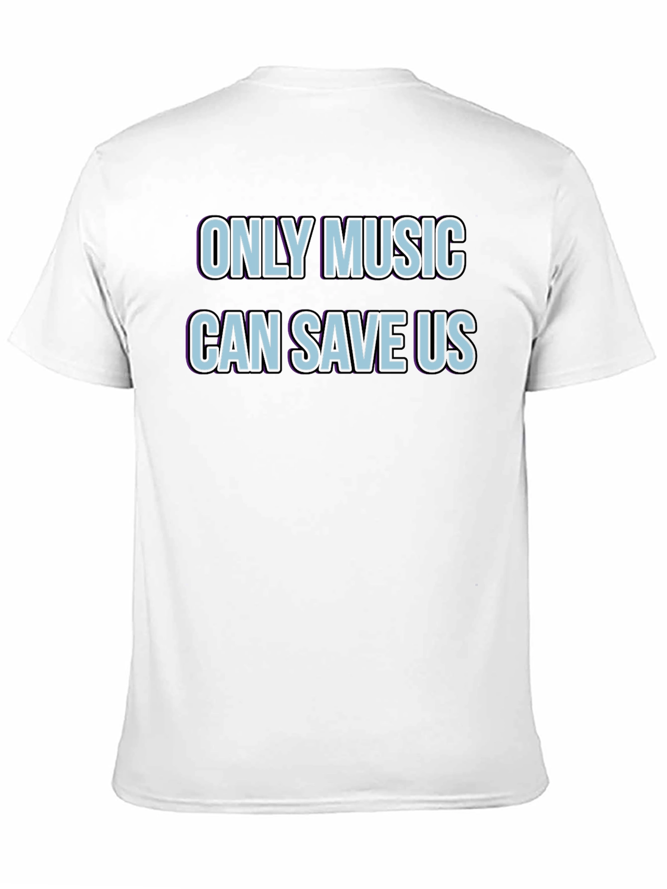 Only Music Can Save Us Black Graphic Tee