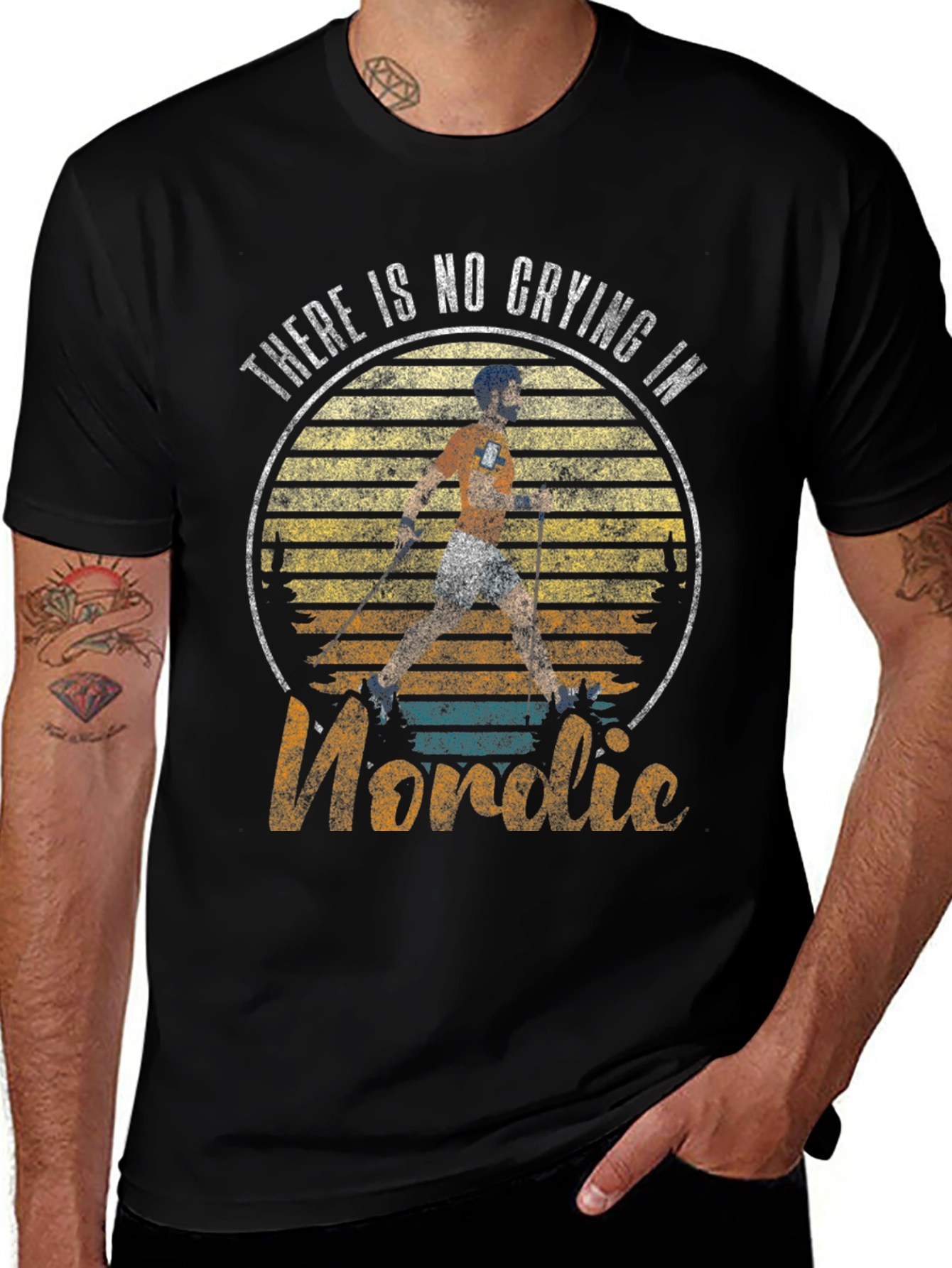 Nordic Skiing T-Shirt - No Crying in Nordic!