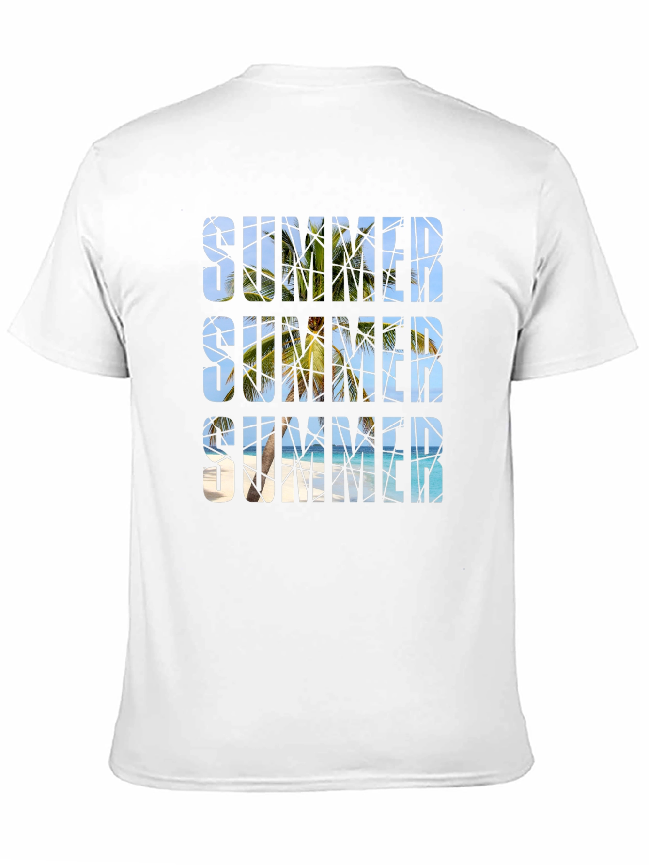 Summer Vibes Black Graphic Tee