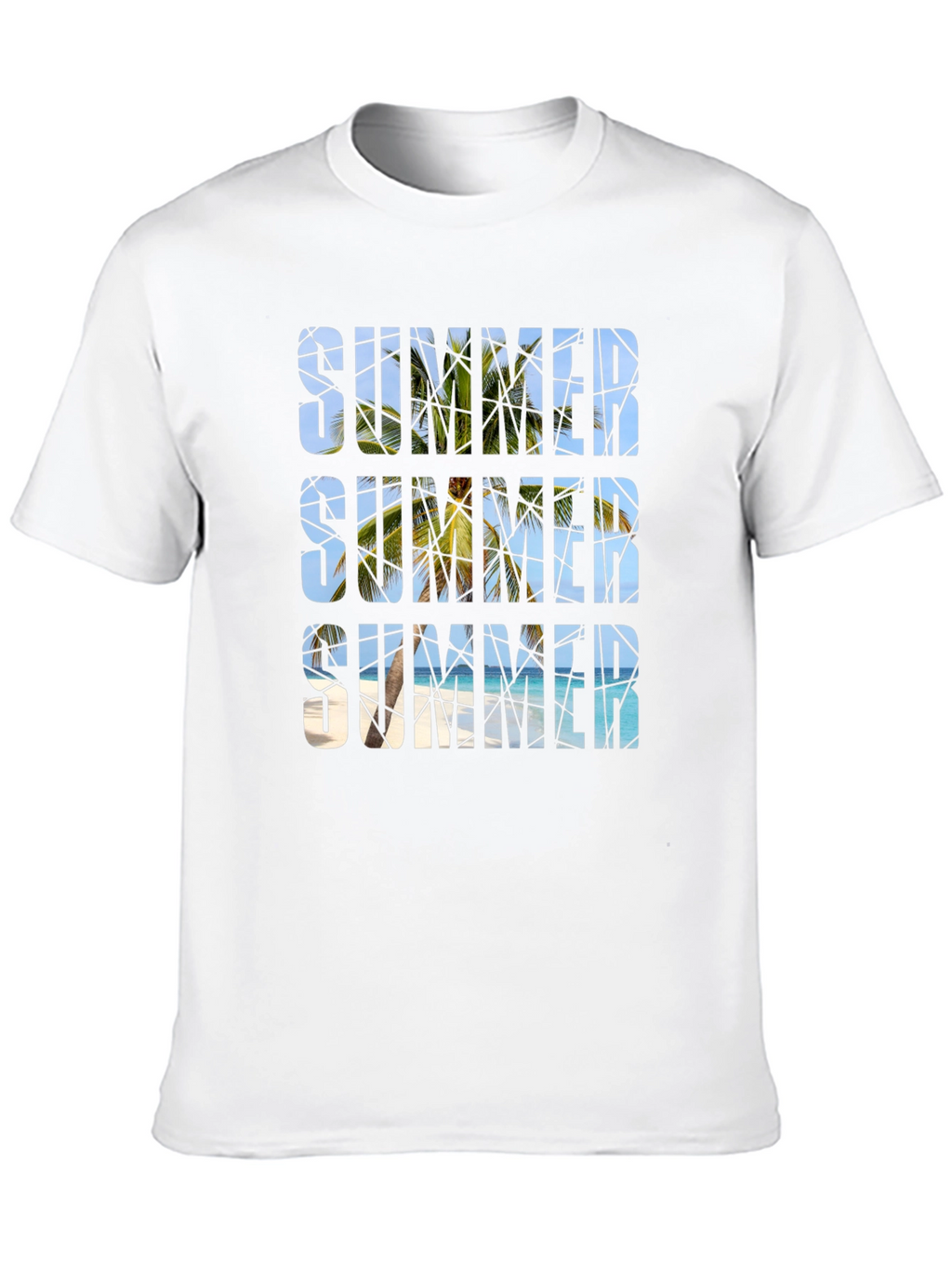Summer Vibes Black Graphic Tee