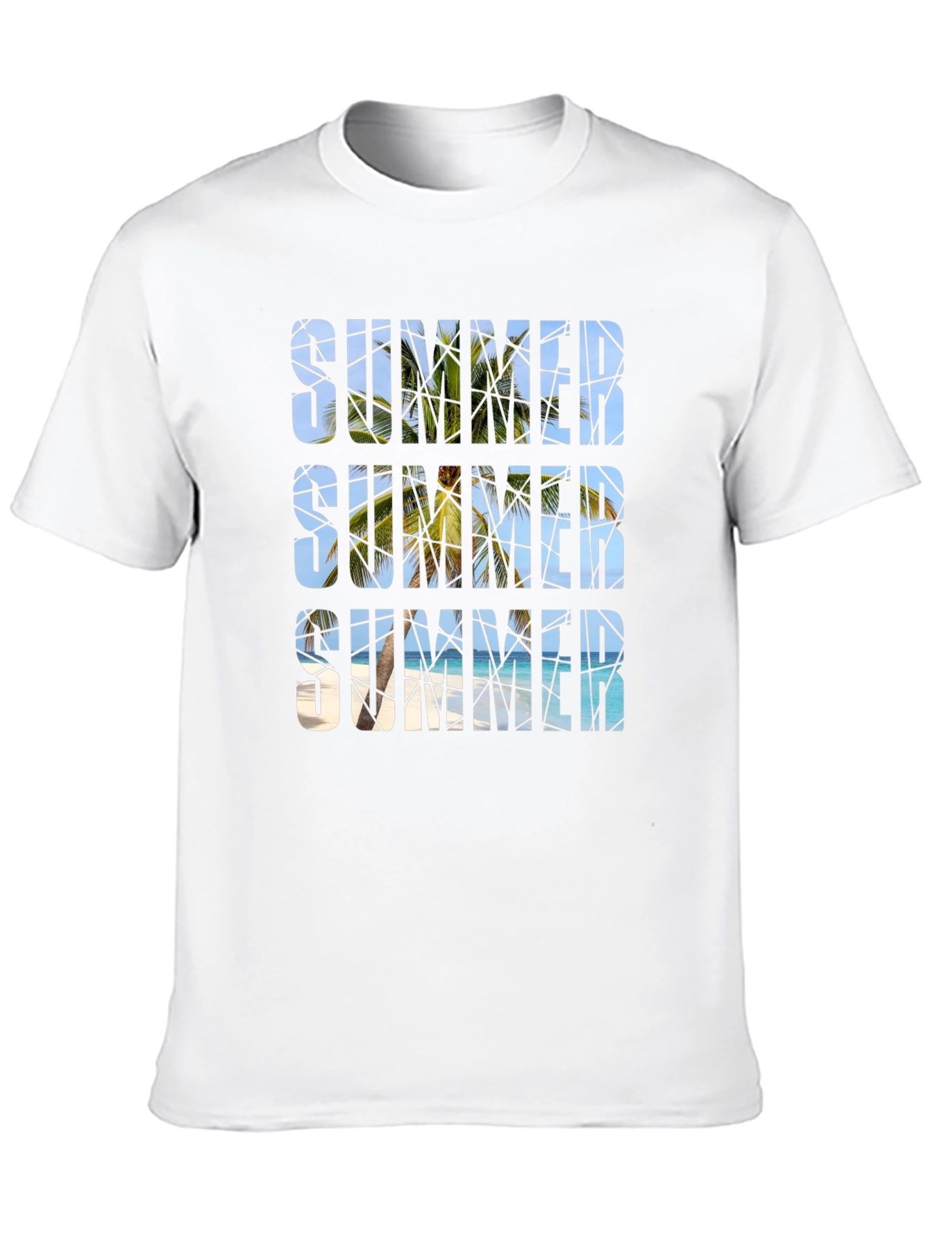 Summer Vibes Black Graphic Tee