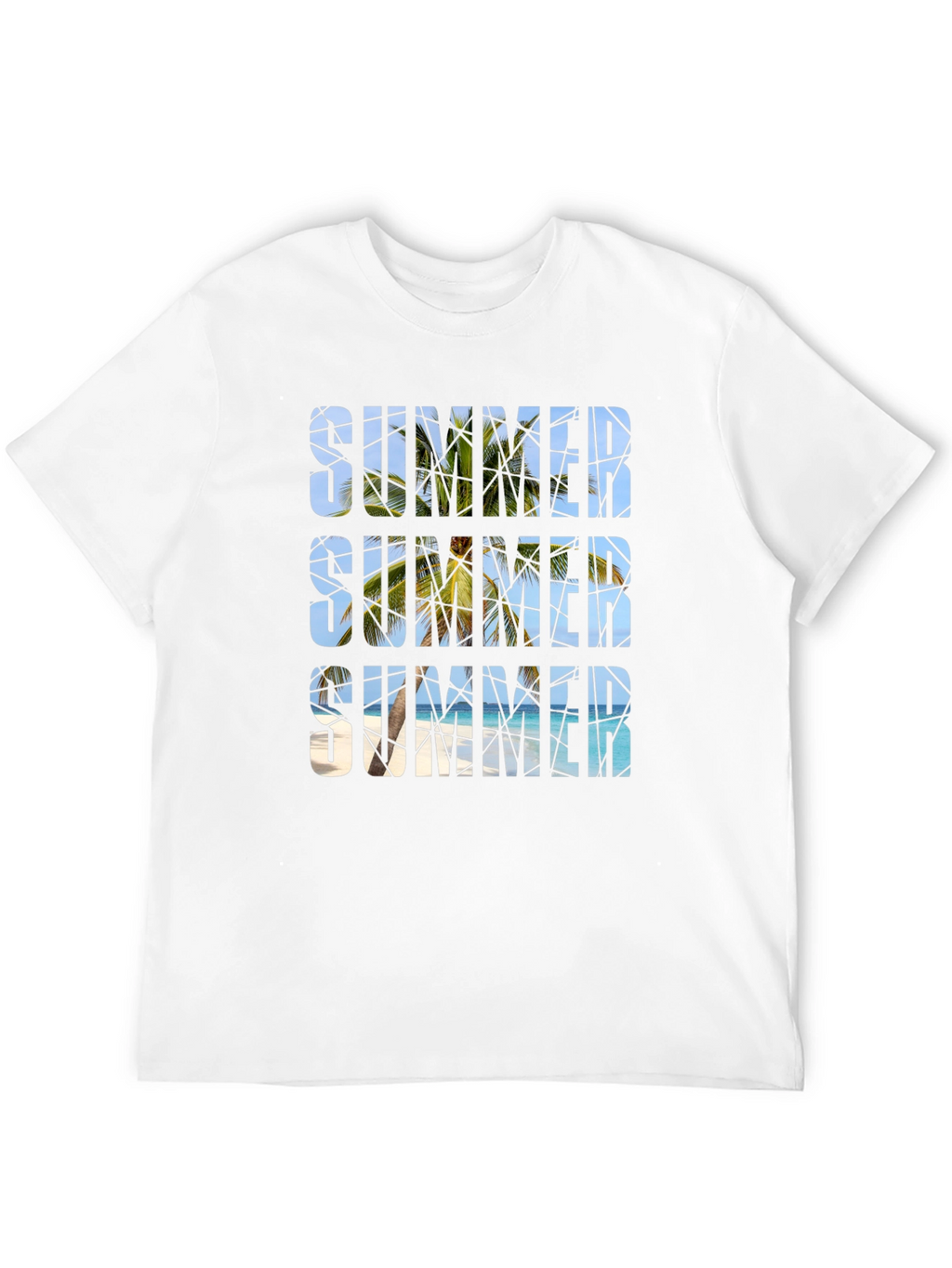 Summer Vibes Black Graphic Tee