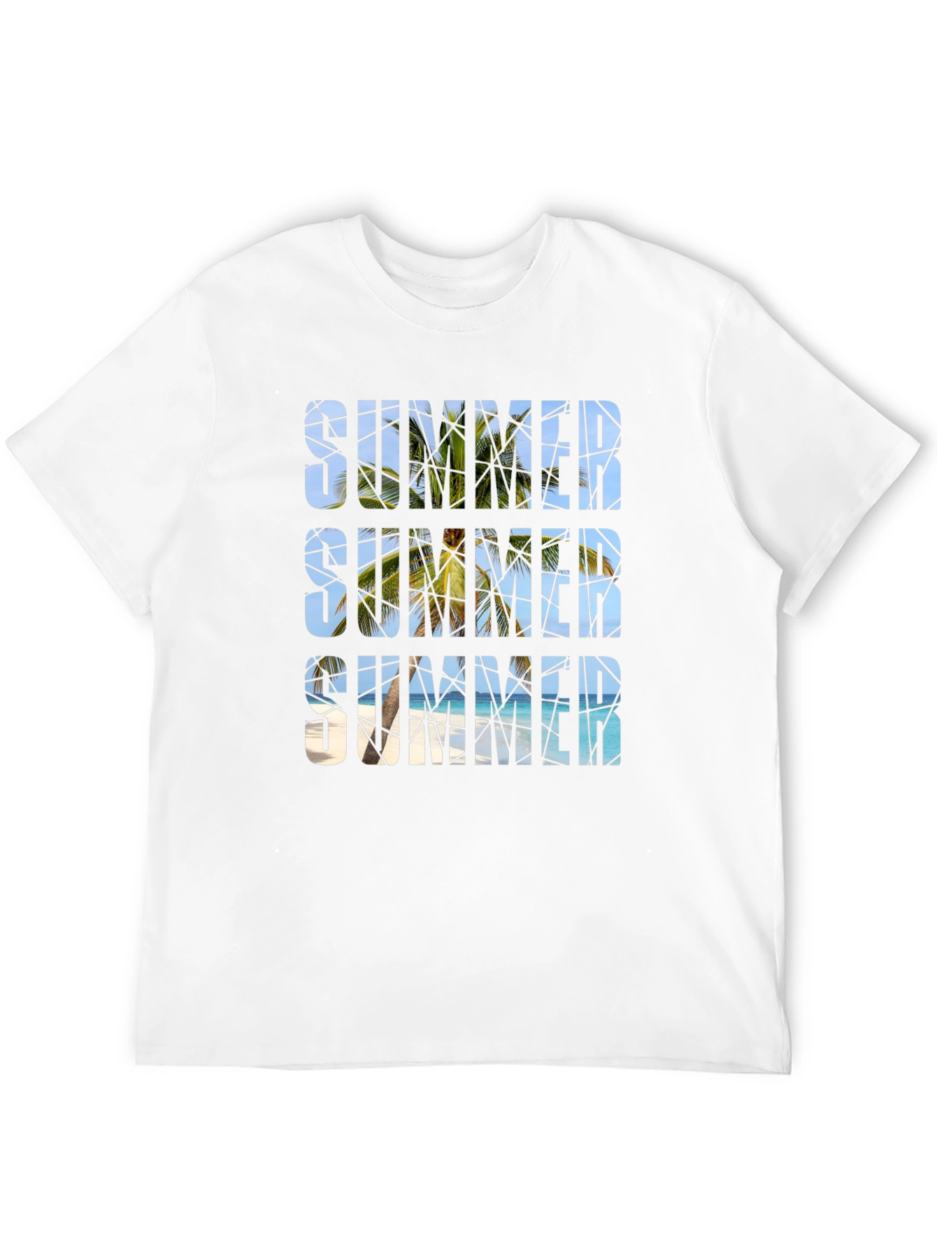 Summer Vibes Black Graphic Tee