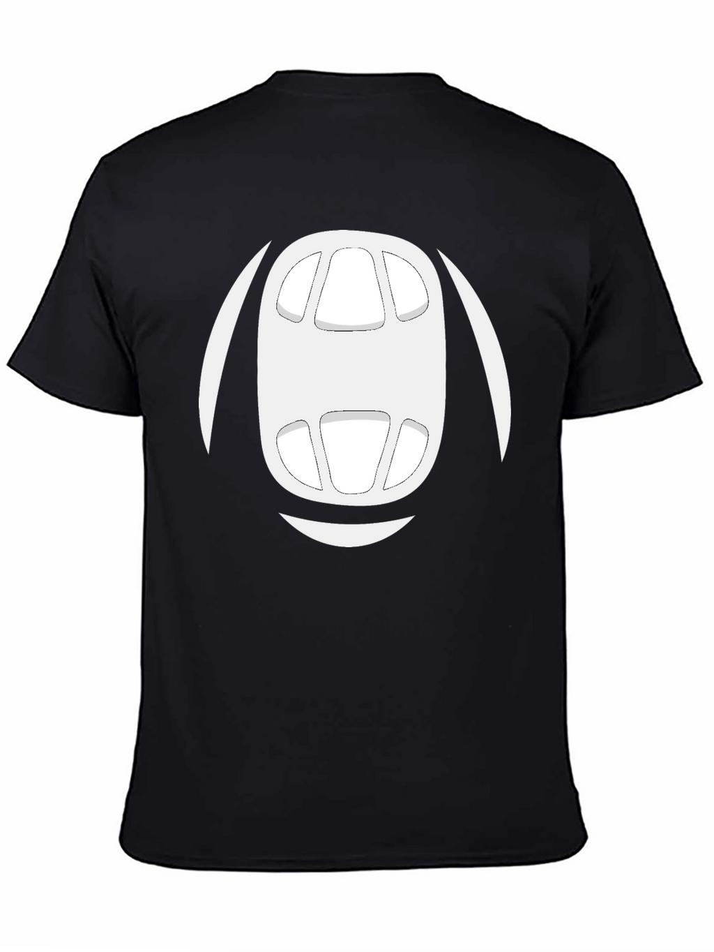Abstract Face Graphic Tee - Mens Black T-Shirt