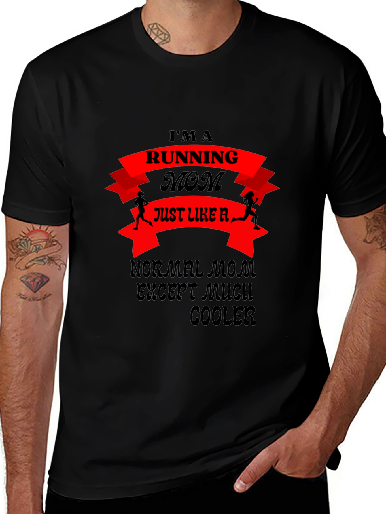 Running Mom T-Shirt - Cool Mom Edition