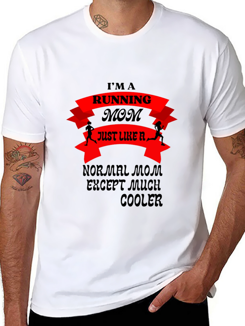 Running Mom T-Shirt - Cool Mom Edition