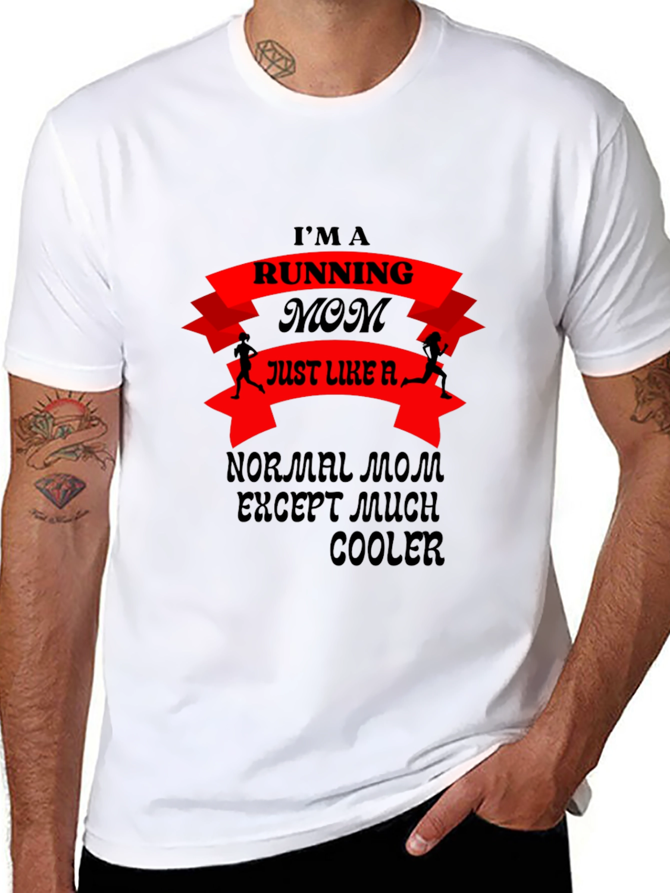 Running Mom T-Shirt - Cool Mom Edition