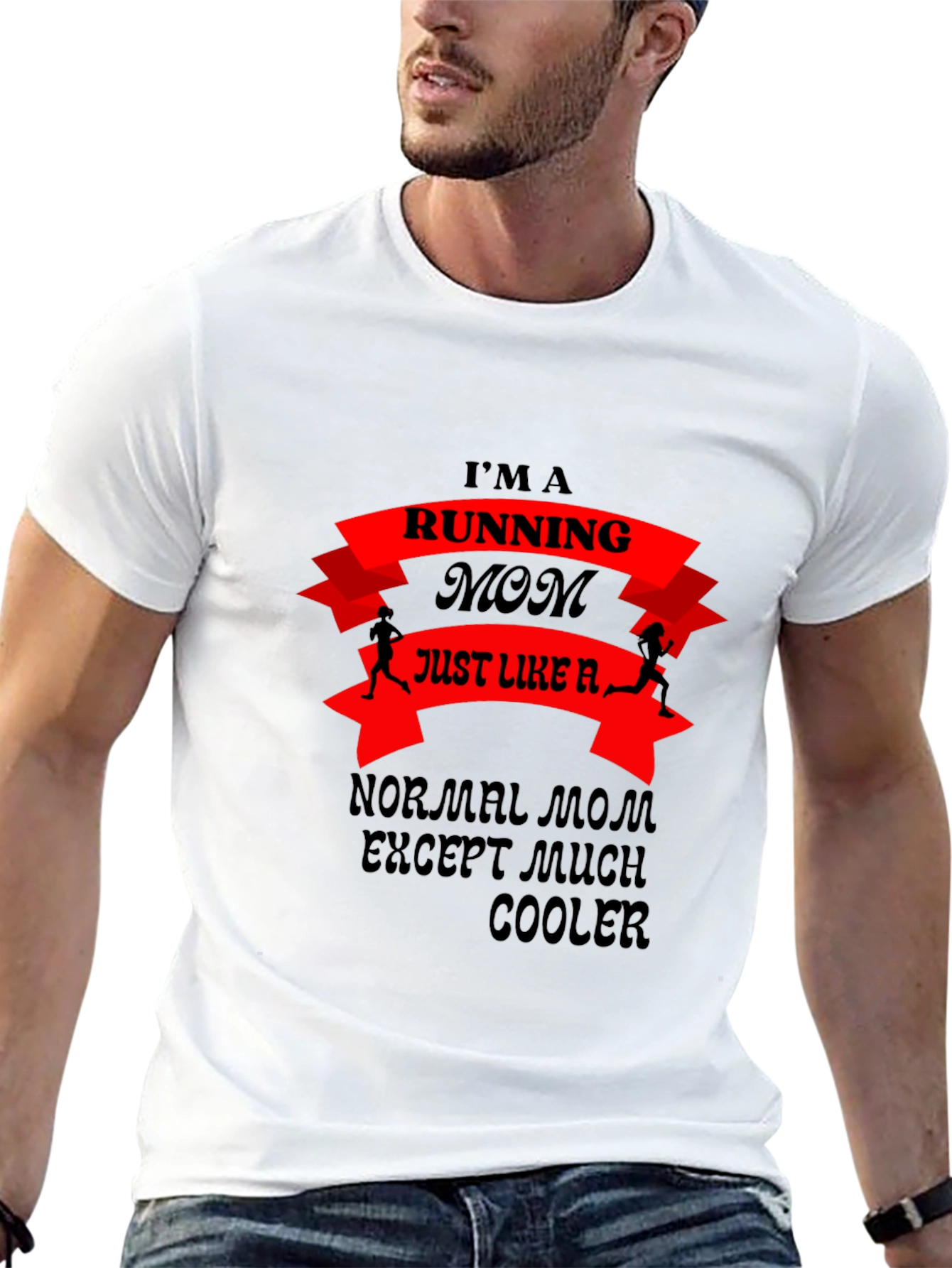 Running Mom T-Shirt - Cool Mom Edition