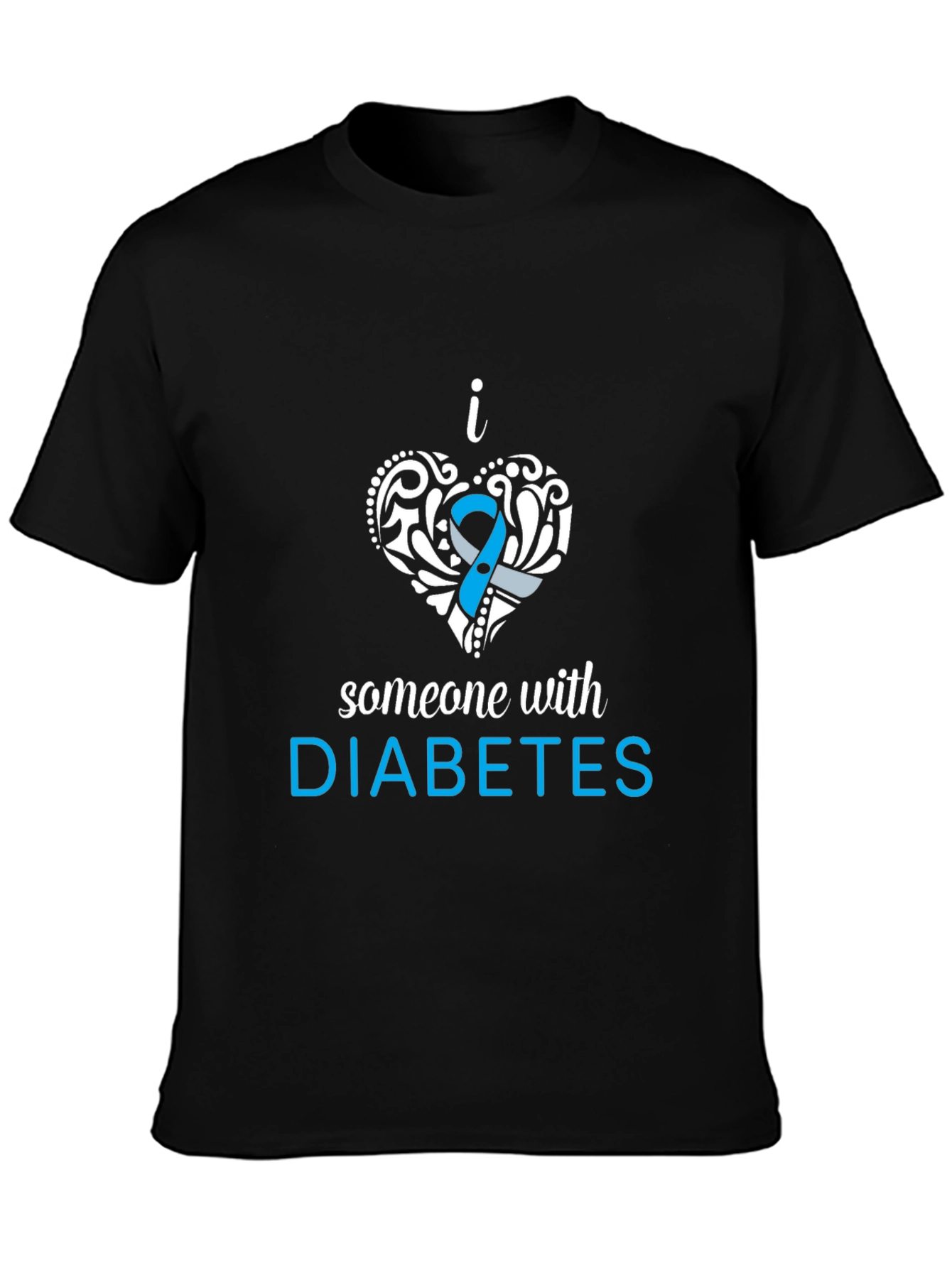 Diabetes Awareness T-Shirt - Support Someone With Diabetes