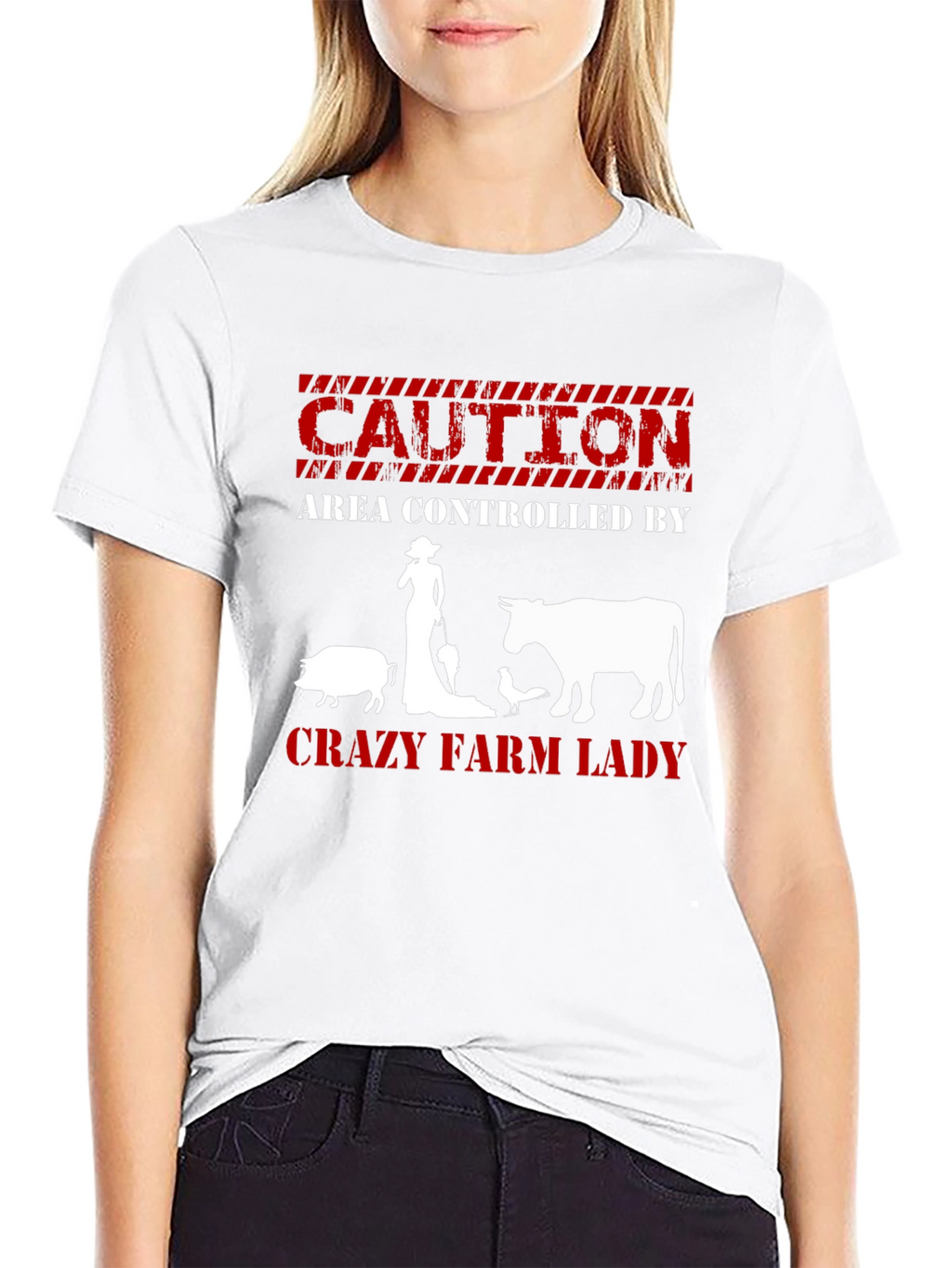 Crazy Farm Lady Graphic Tee