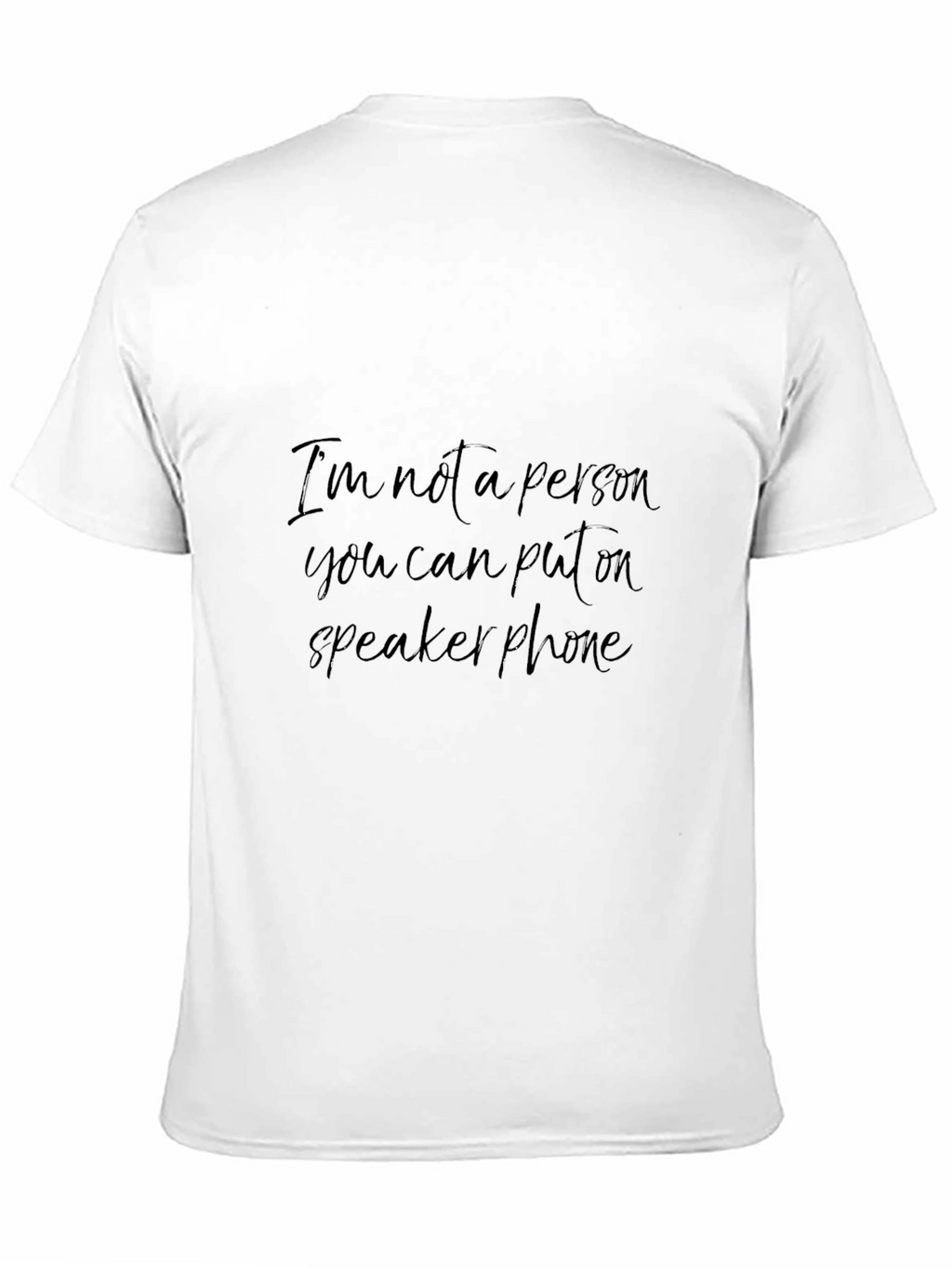 Speaker Phone T-Shirt - Funny Sarcastic Tee