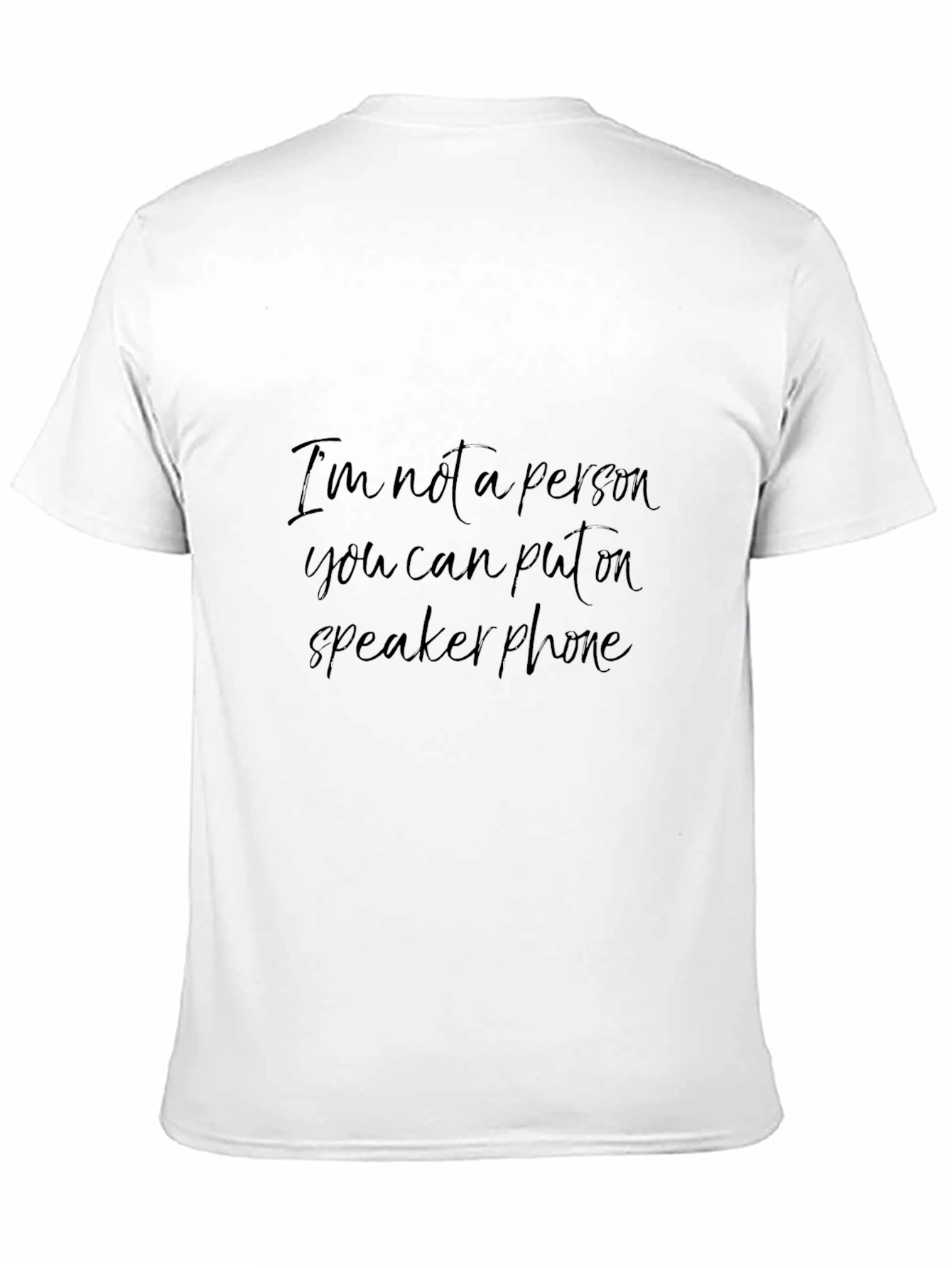 Speaker Phone T-Shirt - Funny Sarcastic Tee