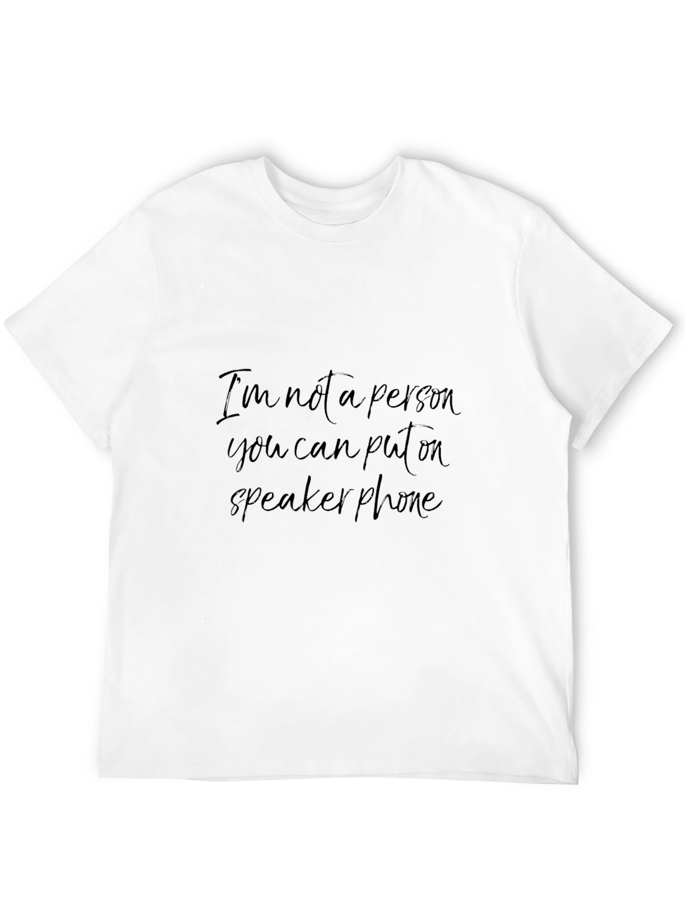 Speaker Phone T-Shirt - Funny Sarcastic Tee