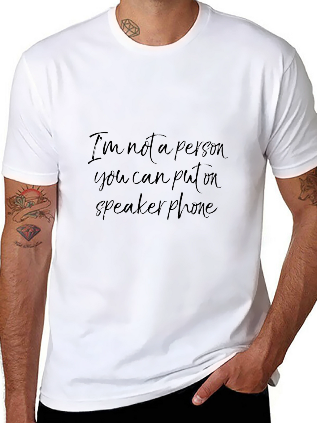 Speaker Phone T-Shirt - Funny Sarcastic Tee