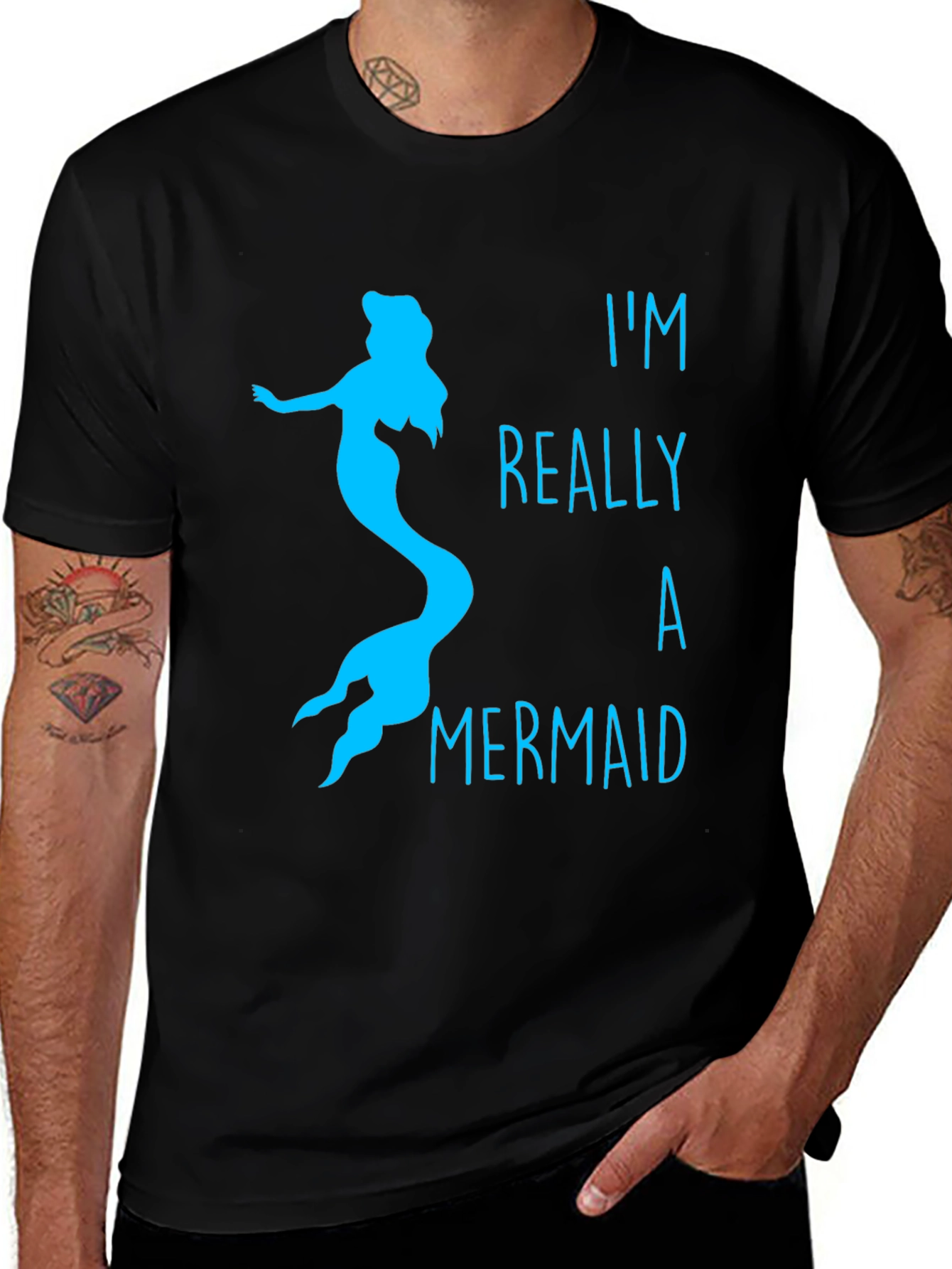 Mermaid T-Shirt: Im Really A Mermaid