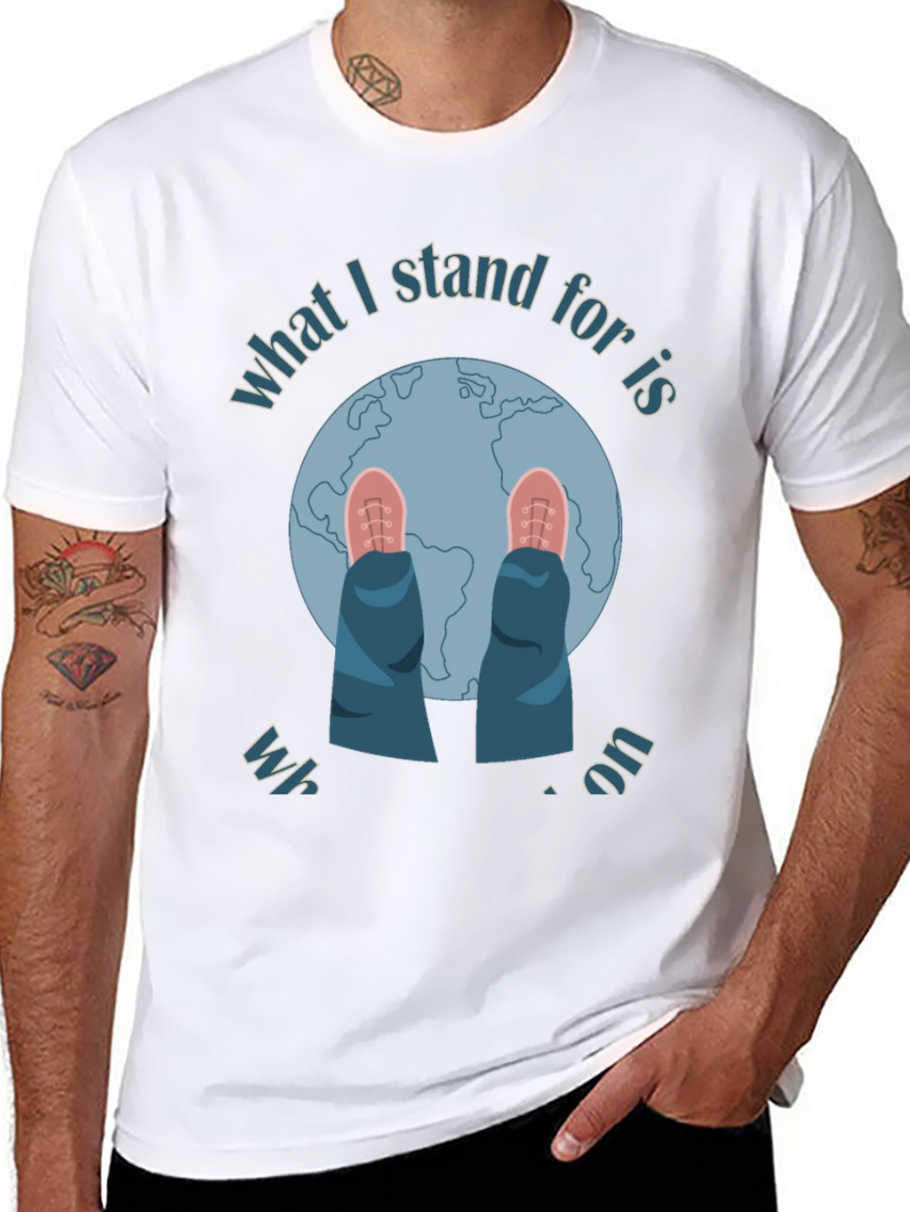 Earth Standpoint Graphic Tee - Global Perspective T-Shirt