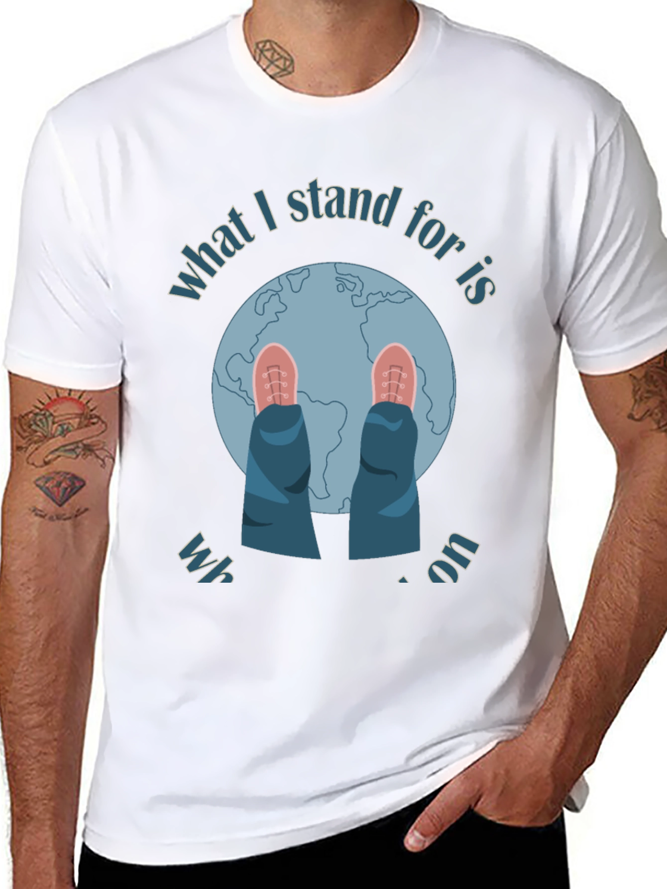 Earth Standpoint Graphic Tee - Global Perspective T-Shirt