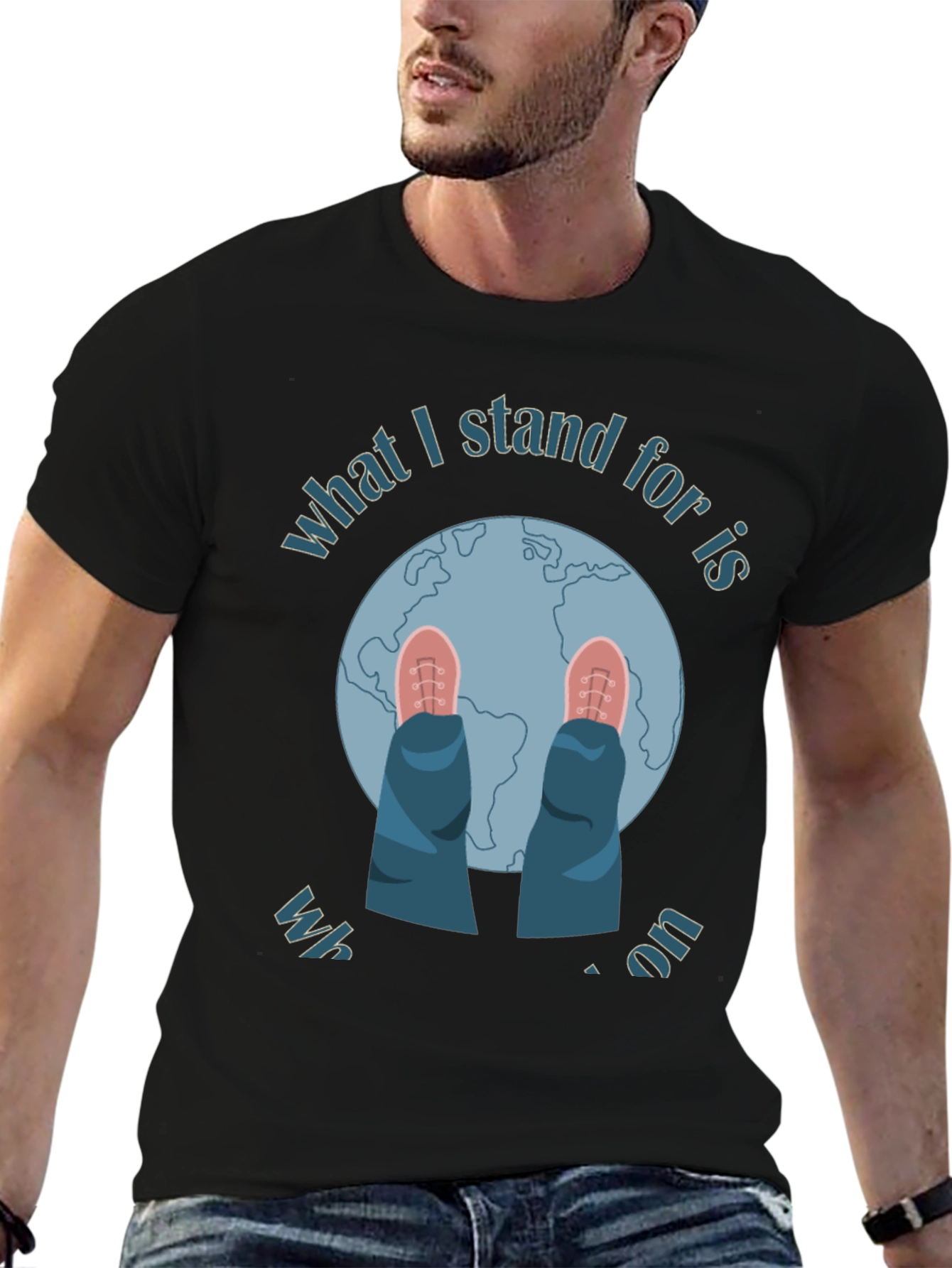 Earth Standpoint Graphic Tee - Global Perspective T-Shirt