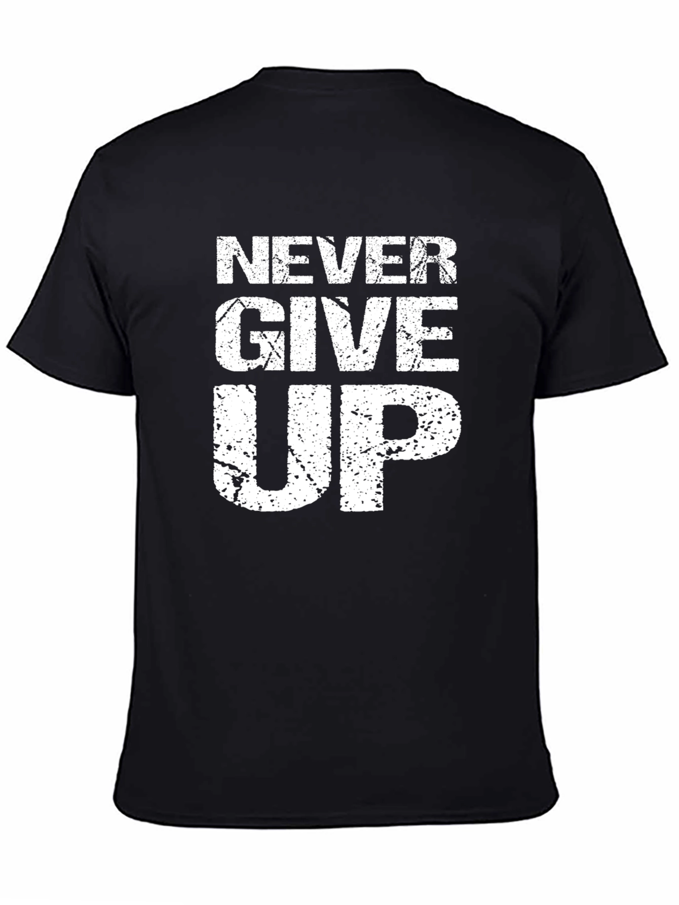 Never Give Up Graphic T-Shirt - Motivational Tee