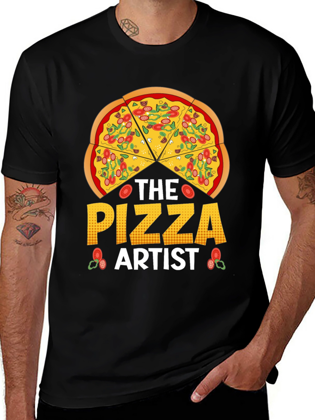 The Pizza Artist T-Shirt - Foodie Graphic Tee