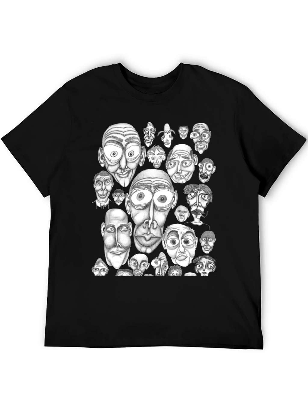 Faces Galore Graphic Tee