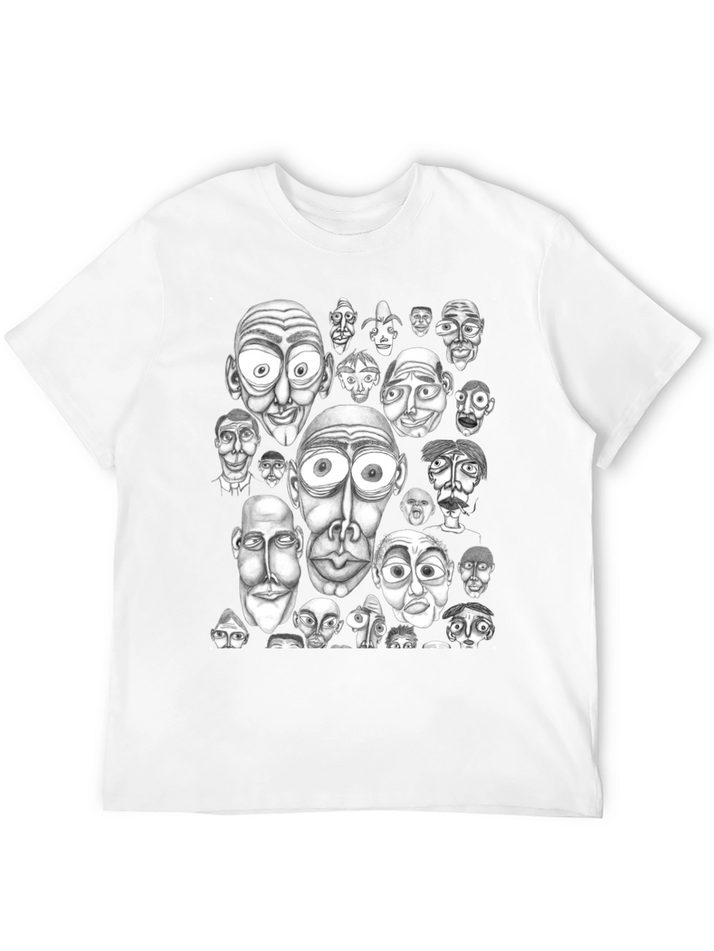 Faces Galore Graphic Tee