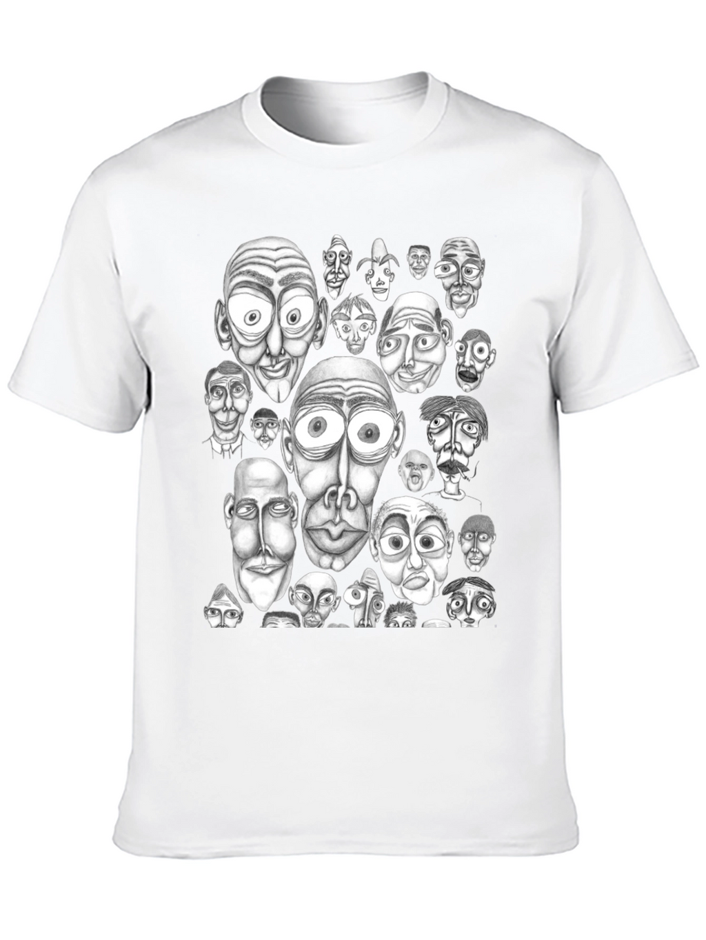 Faces Galore Graphic Tee