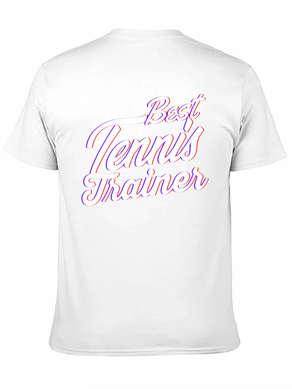 Best Tennis Trainer Black T-Shirt