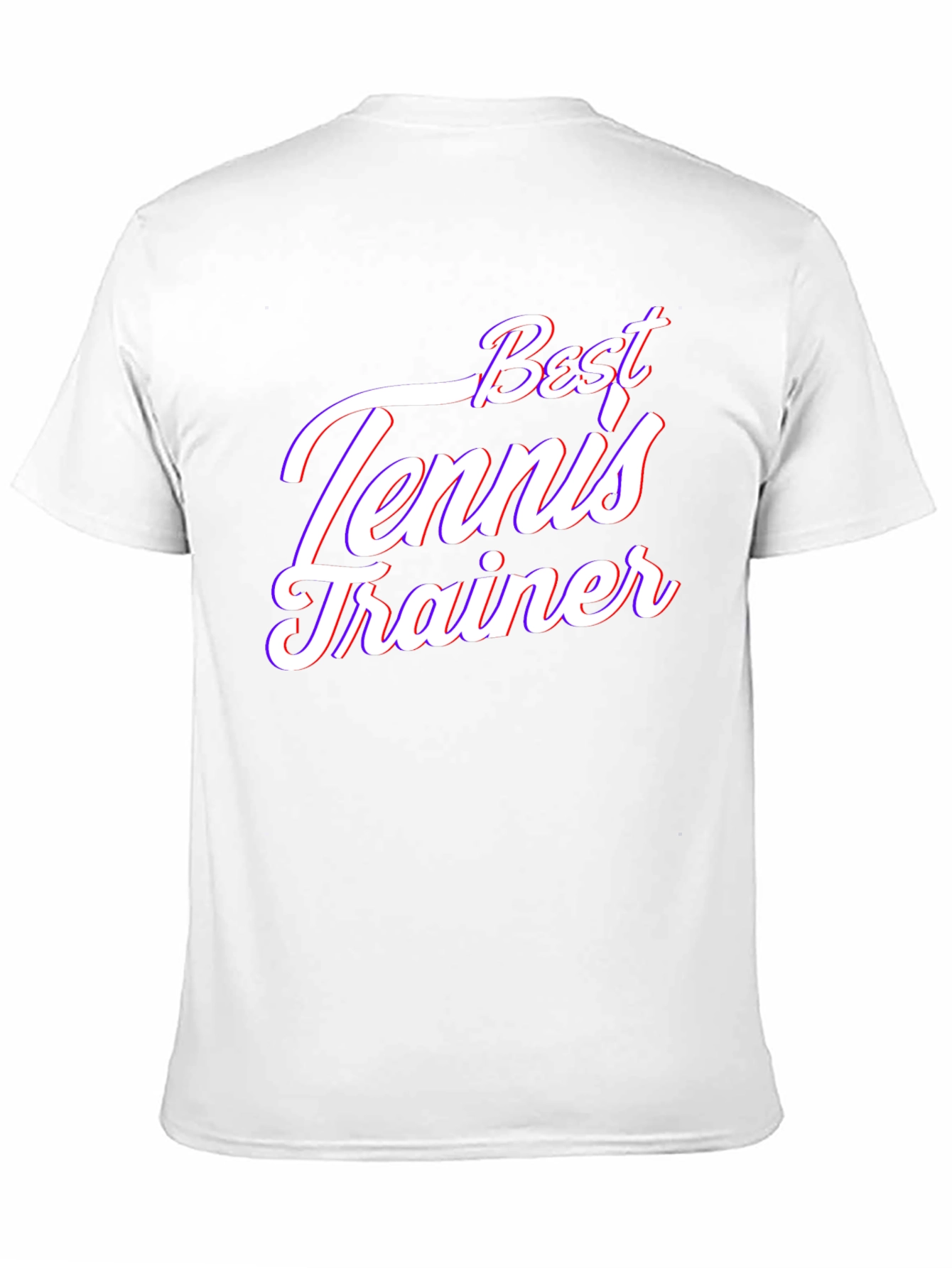 Best Tennis Trainer Black T-Shirt
