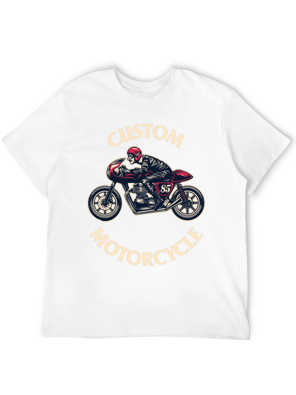Custom Motorcycle Graphic T-Shirt