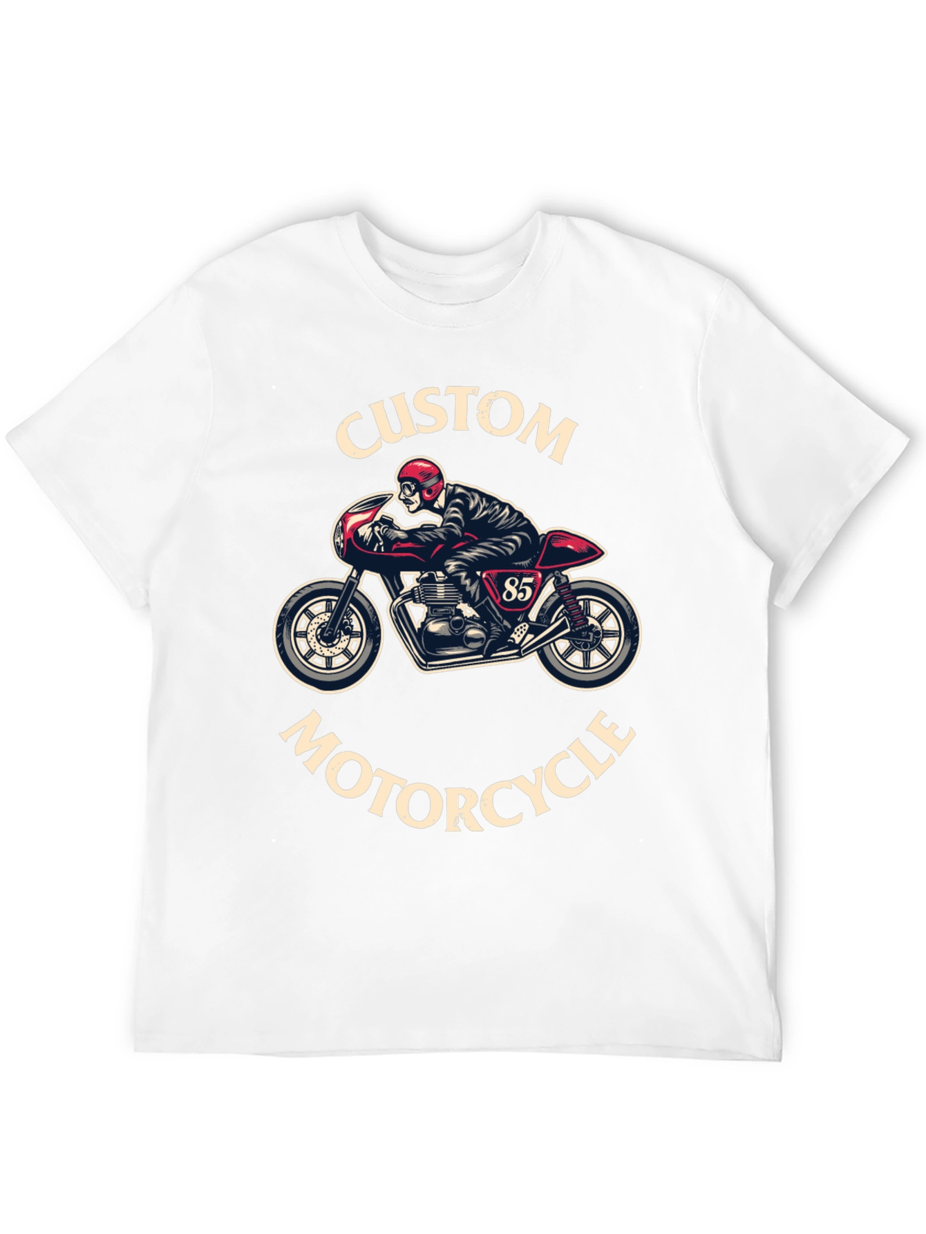 Custom Motorcycle Graphic T-Shirt