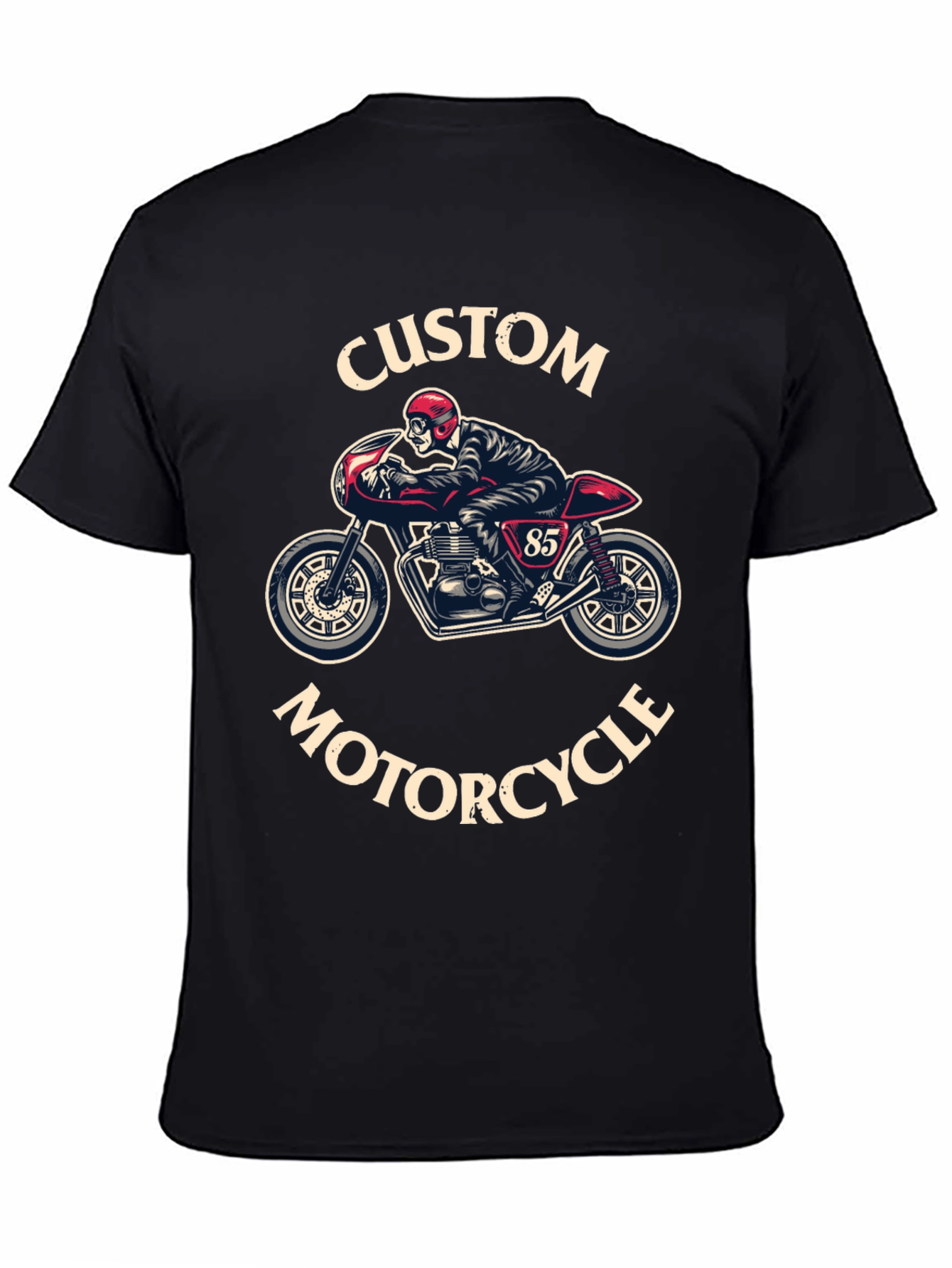 Custom Motorcycle Graphic T-Shirt
